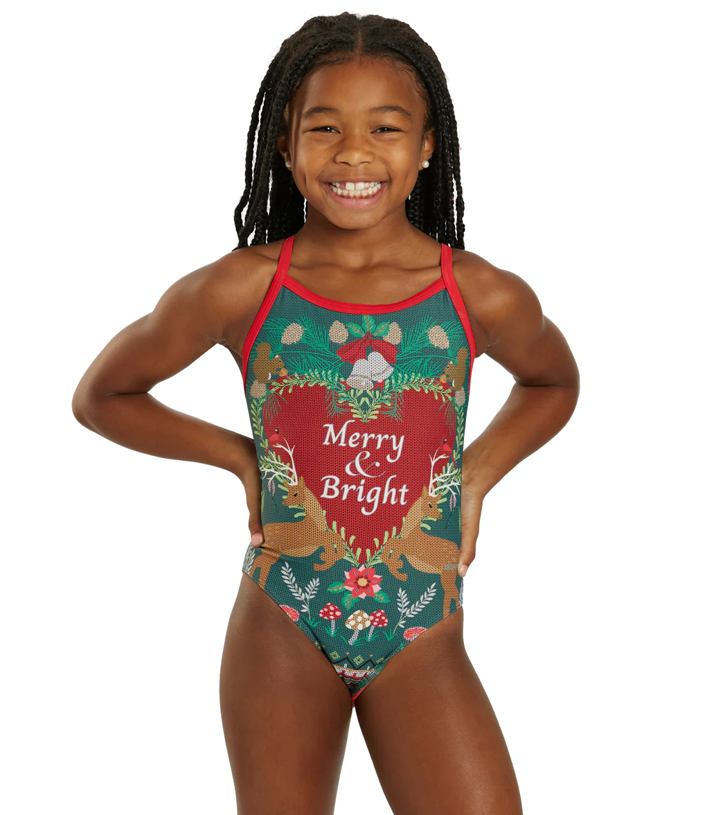 Sporti Granny Sweater Merry & Bright Thin Strap One Piece Swimsuit (22-44) - Image 10