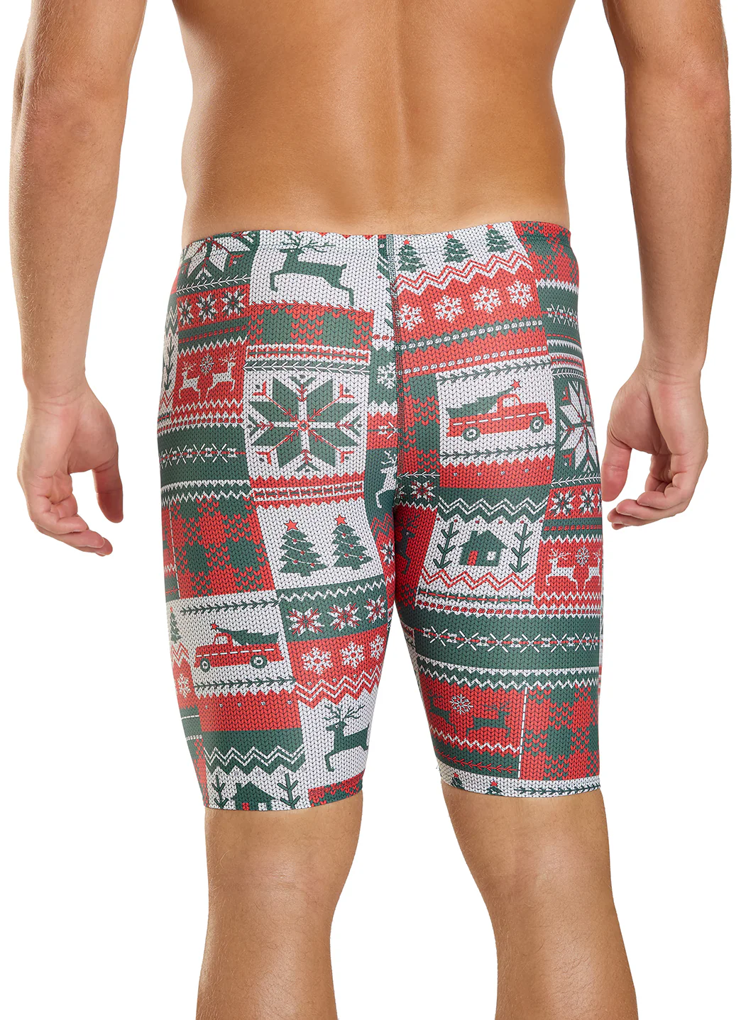 Sporti Granny Sweater Patchwork Pines Jammer Swimsuit (22-44) - Image 12