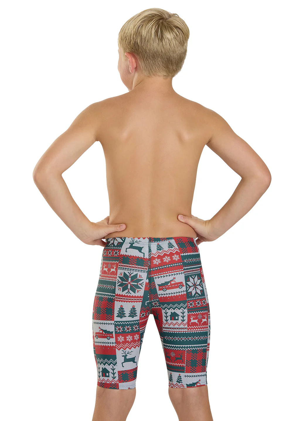 Sporti Granny Sweater Patchwork Pines Jammer Swimsuit (22-44) - Image 17