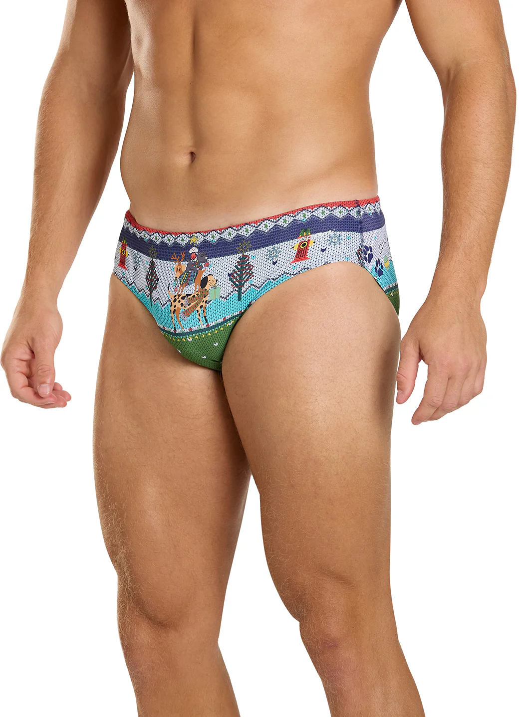 Sporti Granny Sweater Pawliday Cheer Brief Swimsuit (26-40) - Image 8