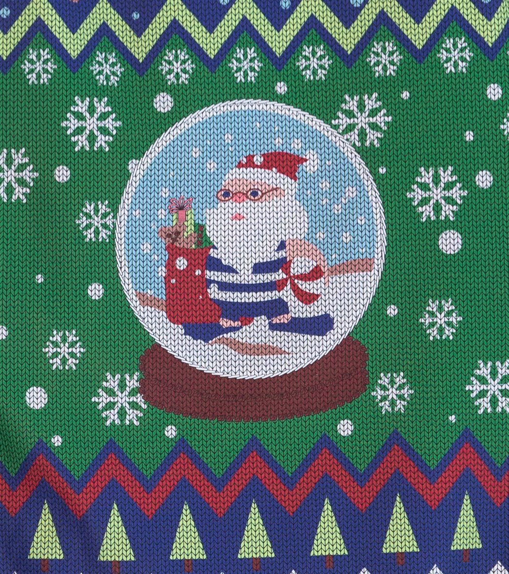 Sporti Granny Sweater Santa Snow Globe Micro Back One Piece Swimsuit - Image 9