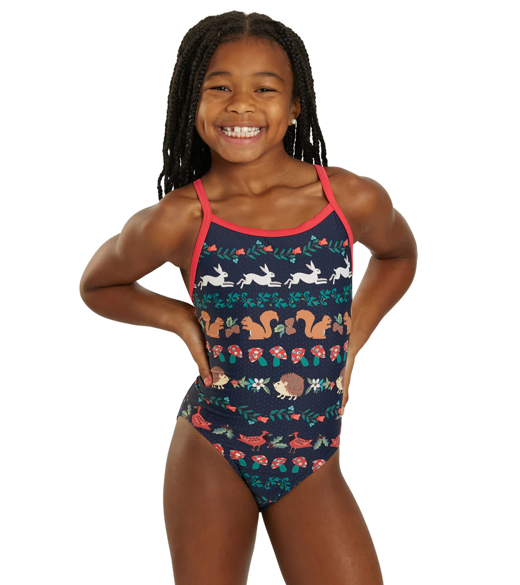 Sporti Granny Sweater Woodland Thin Strap One Piece Swimsuit (22-44) - Image 11