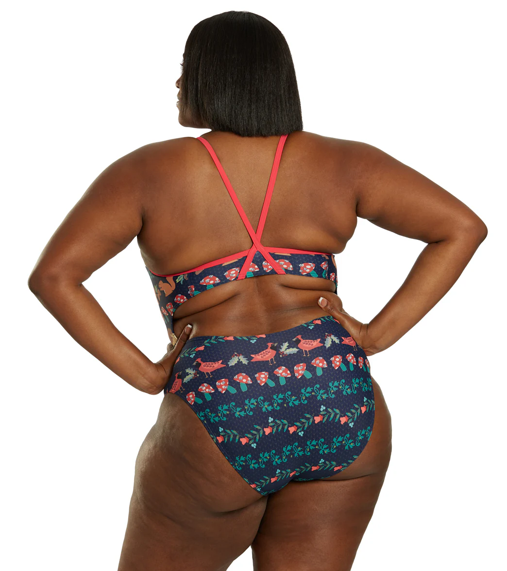 Sporti Granny Sweater Woodland Thin Strap One Piece Swimsuit (22-44) - Image 14
