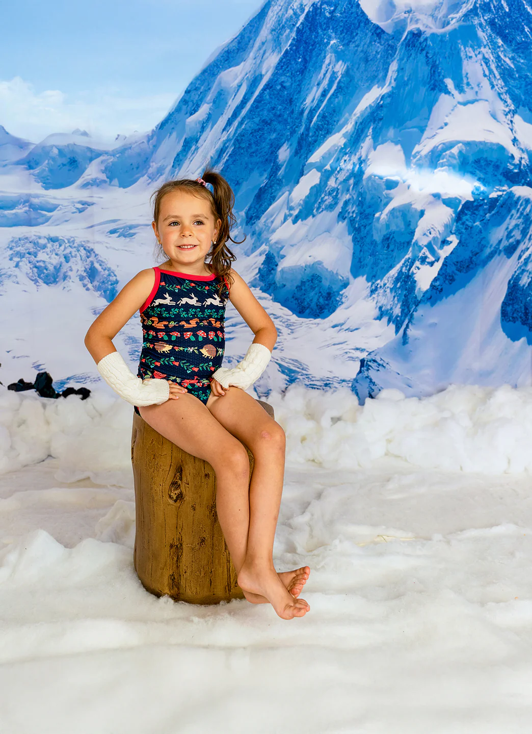 Sporti Granny Sweater Woodland Thin Strap One Piece Swimsuit (22-44) - Image 4