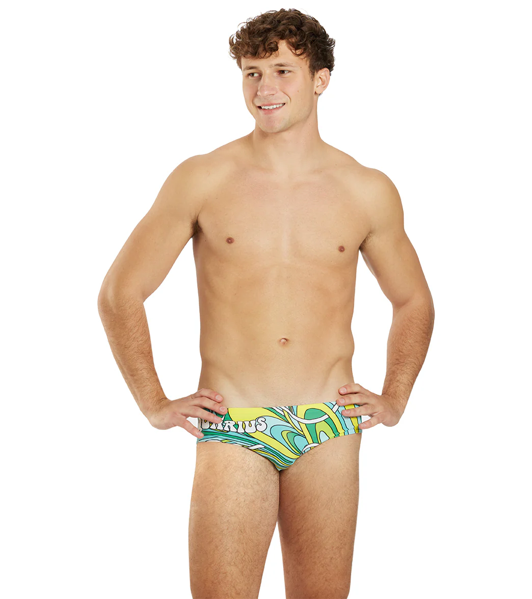 Sporti Groovy Zodiac Aquarius Brief Swimsuit (26-40) - Image 4