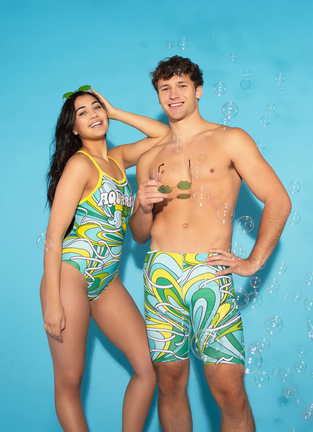 Sporti Groovy Zodiac Aquarius Jammer Swimsuit (24-40) - Image 5