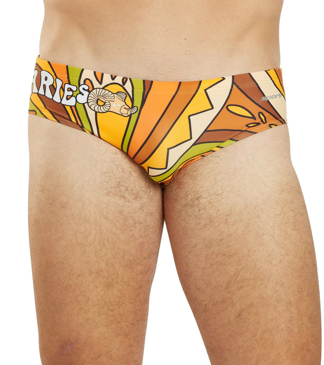 Sporti Groovy Zodiac Aries Brief Swimsuit (26-40) - Image 6