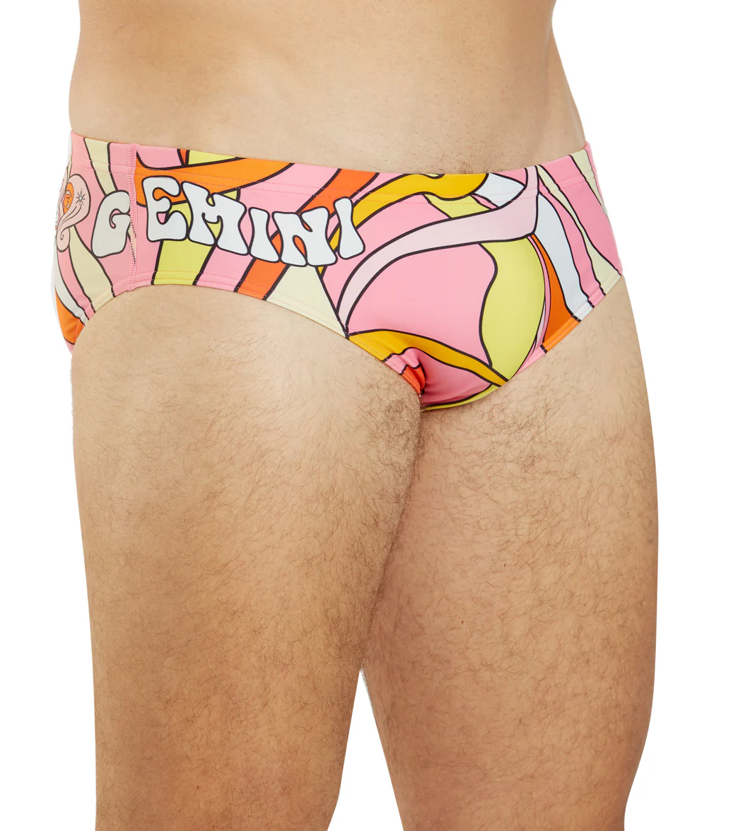 Sporti Groovy Zodiac Gemini Brief Swimsuit (26-40) - Image 8