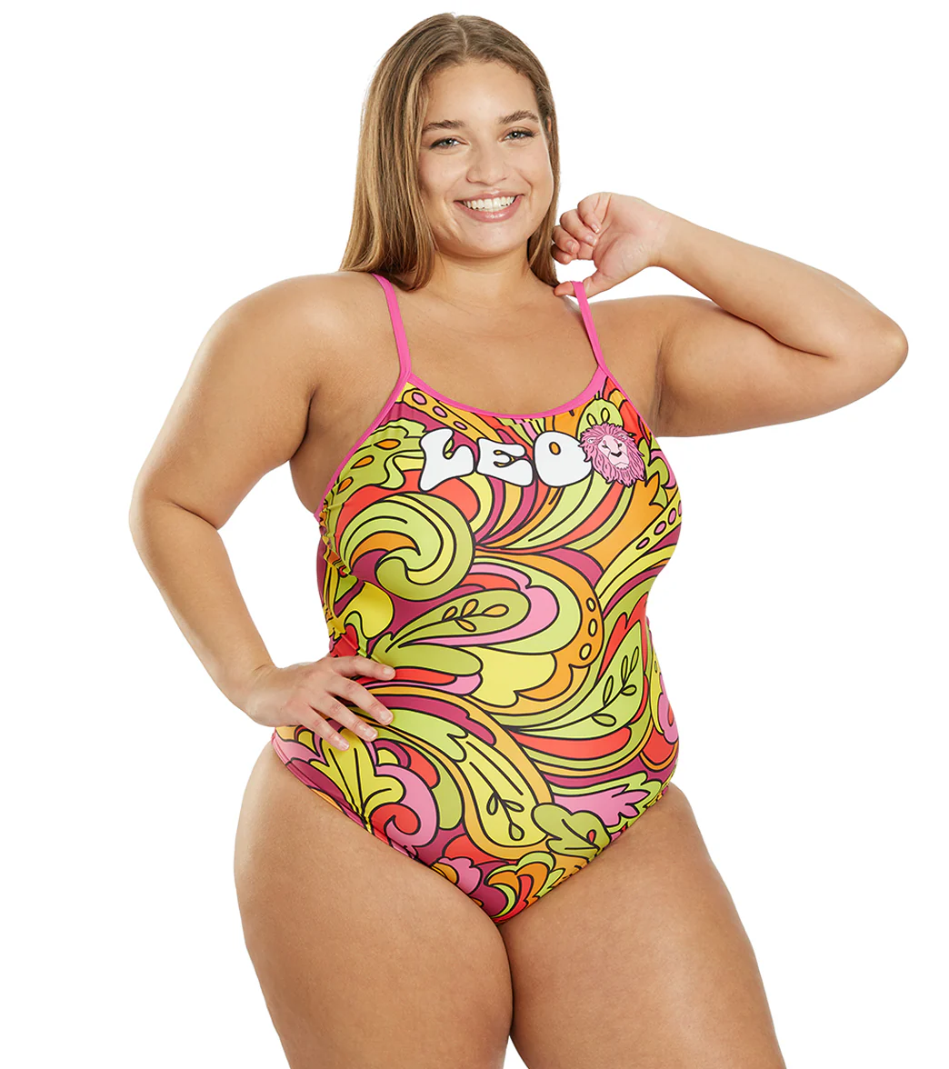 Sporti Groovy Zodiac Leo Thin Strap One Piece Swimsuit (22-44) - Image 12