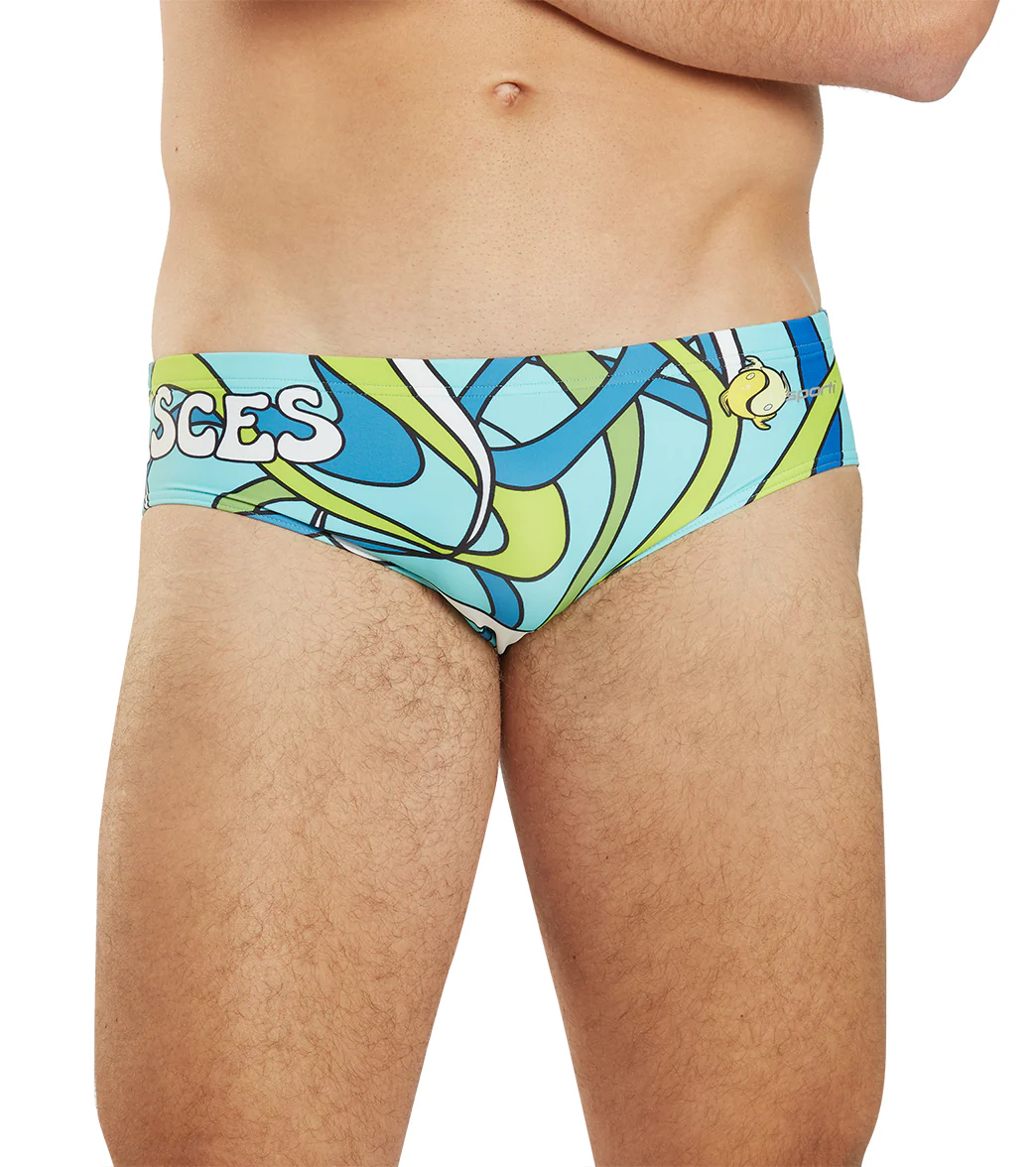 Sporti Groovy Zodiac Pisces Brief Swimsuit (26-40) - Image 7