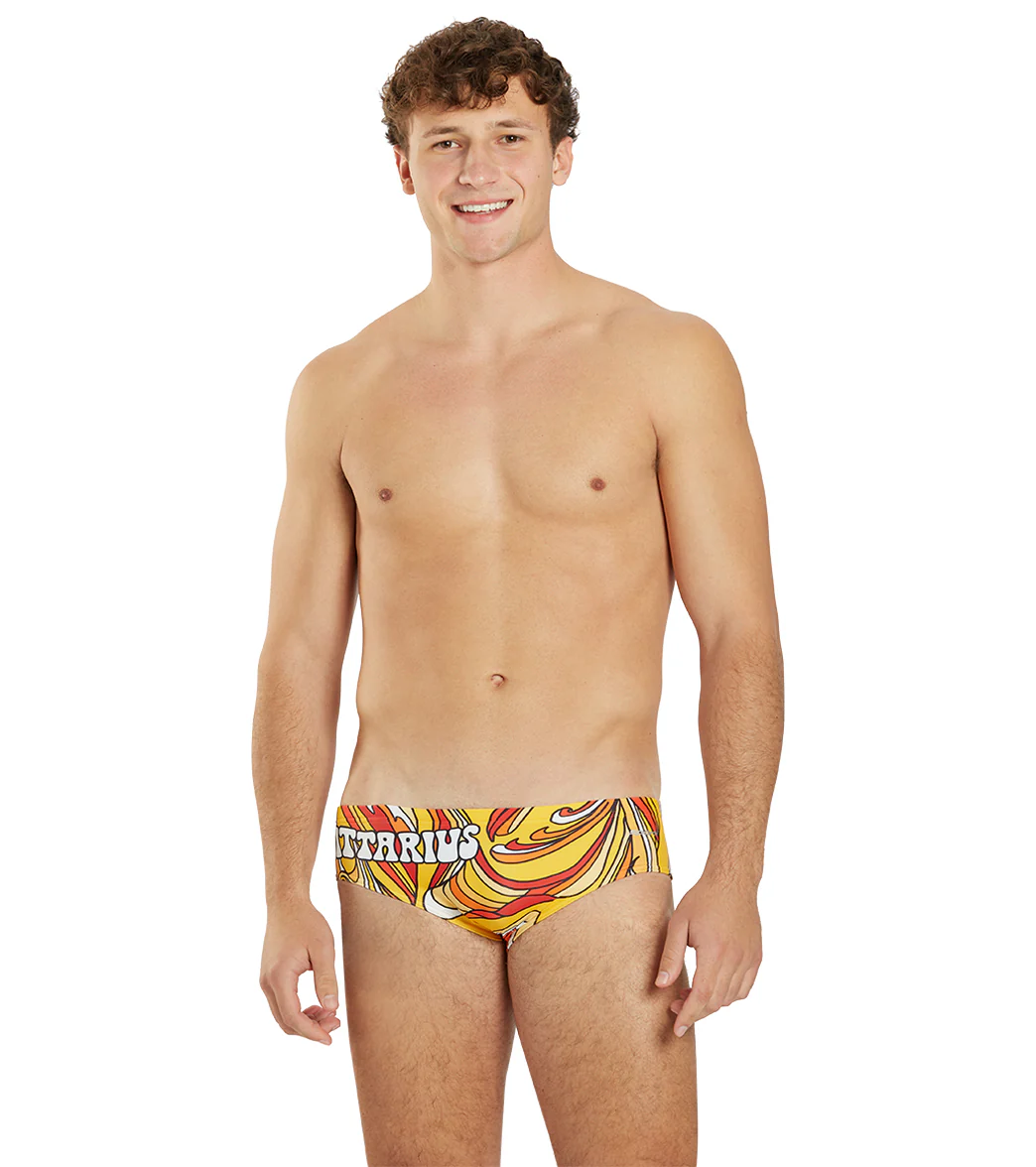 Sporti Groovy Zodiac Sagittarius Brief Swimsuit (26-40) - Image 3
