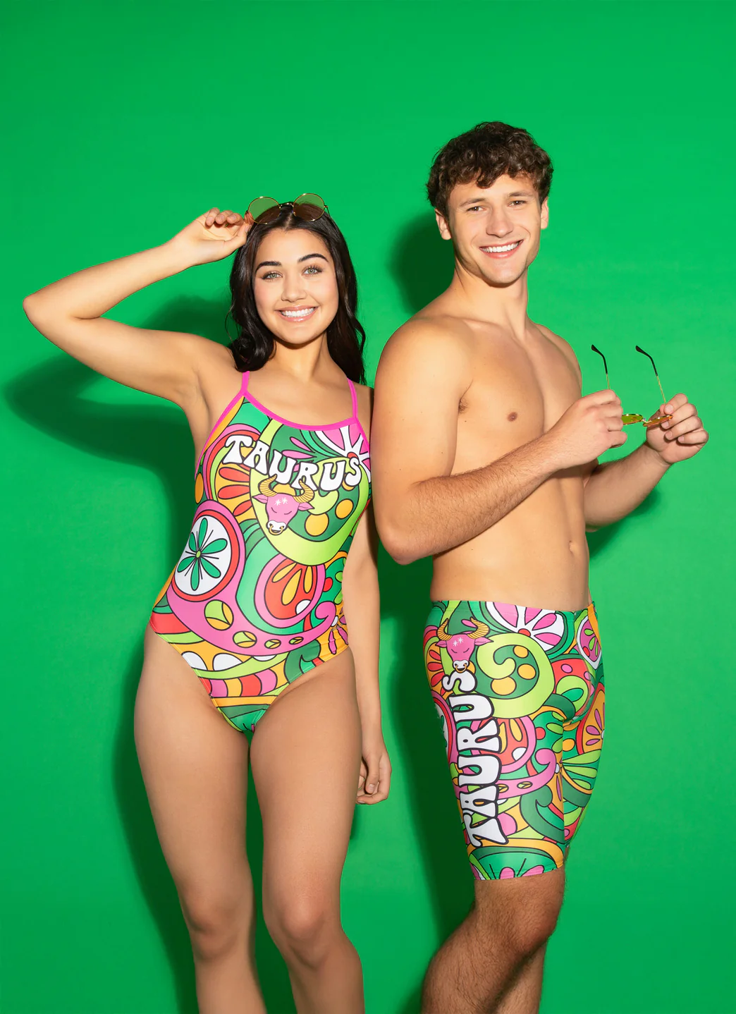Sporti Groovy Zodiac Taurus Thin Strap One Piece Swimsuit (22-44) - Image 6