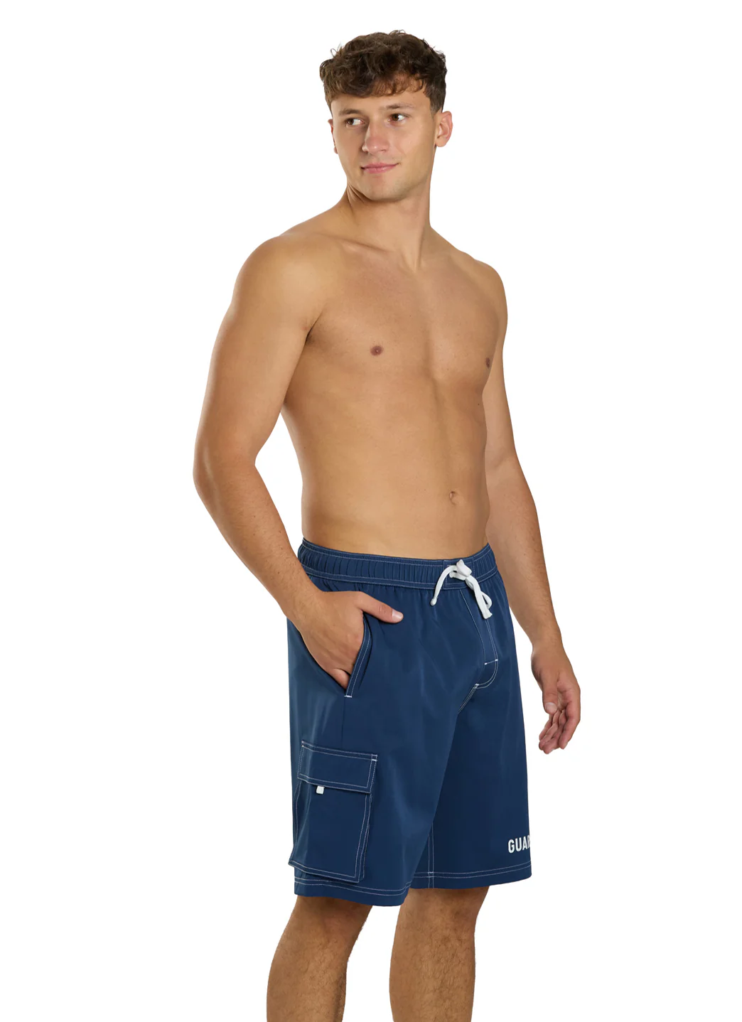Sporti Guard Men's Hybrid Cargo Swim Trunk - Image 15