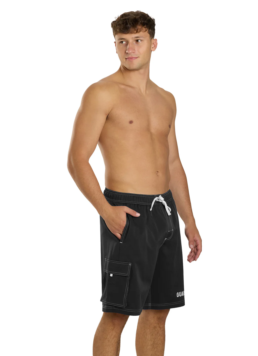 Sporti Guard Men's Hybrid Cargo Swim Trunk - Image 26