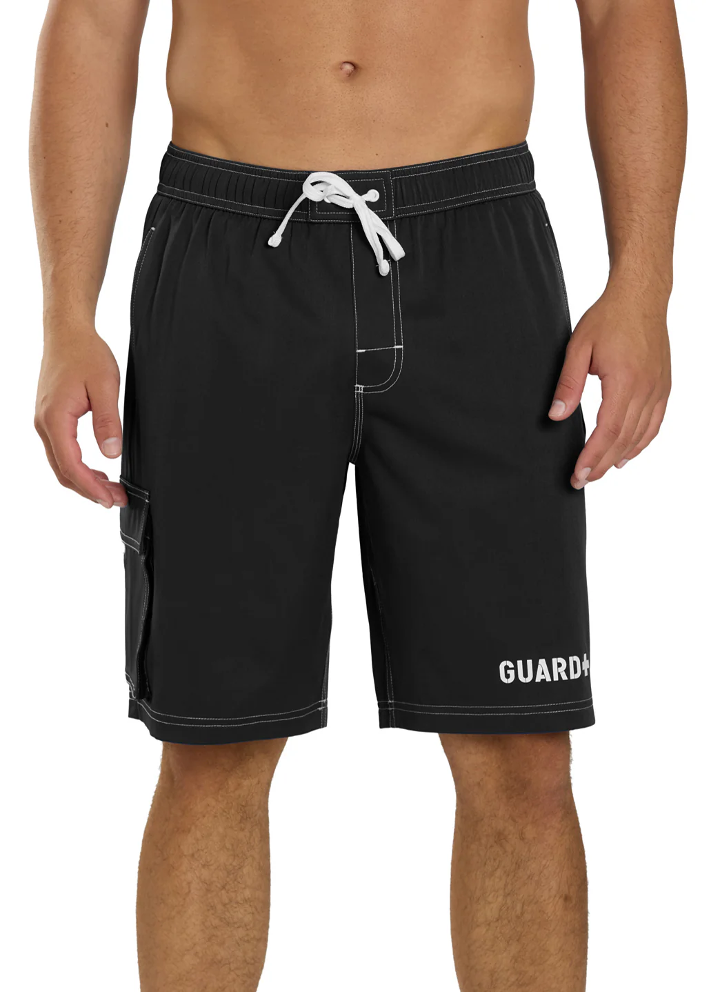 Sporti Guard Men's Hybrid Cargo Swim Trunk - Image 29