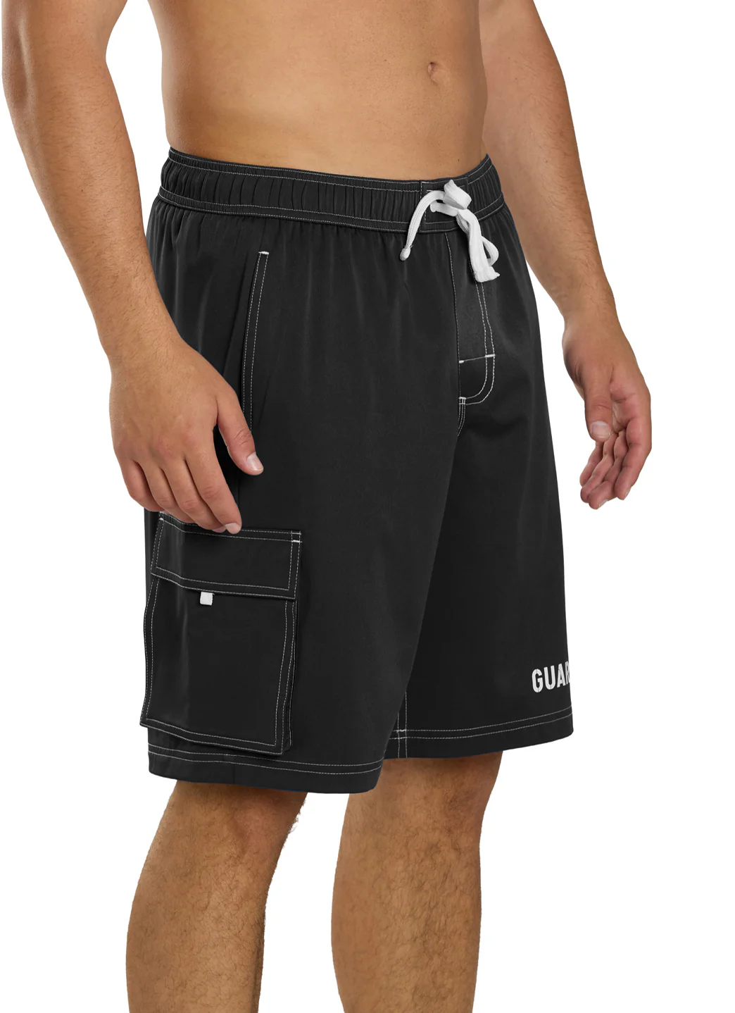 Sporti Guard Men's Hybrid Cargo Swim Trunk - Image 30