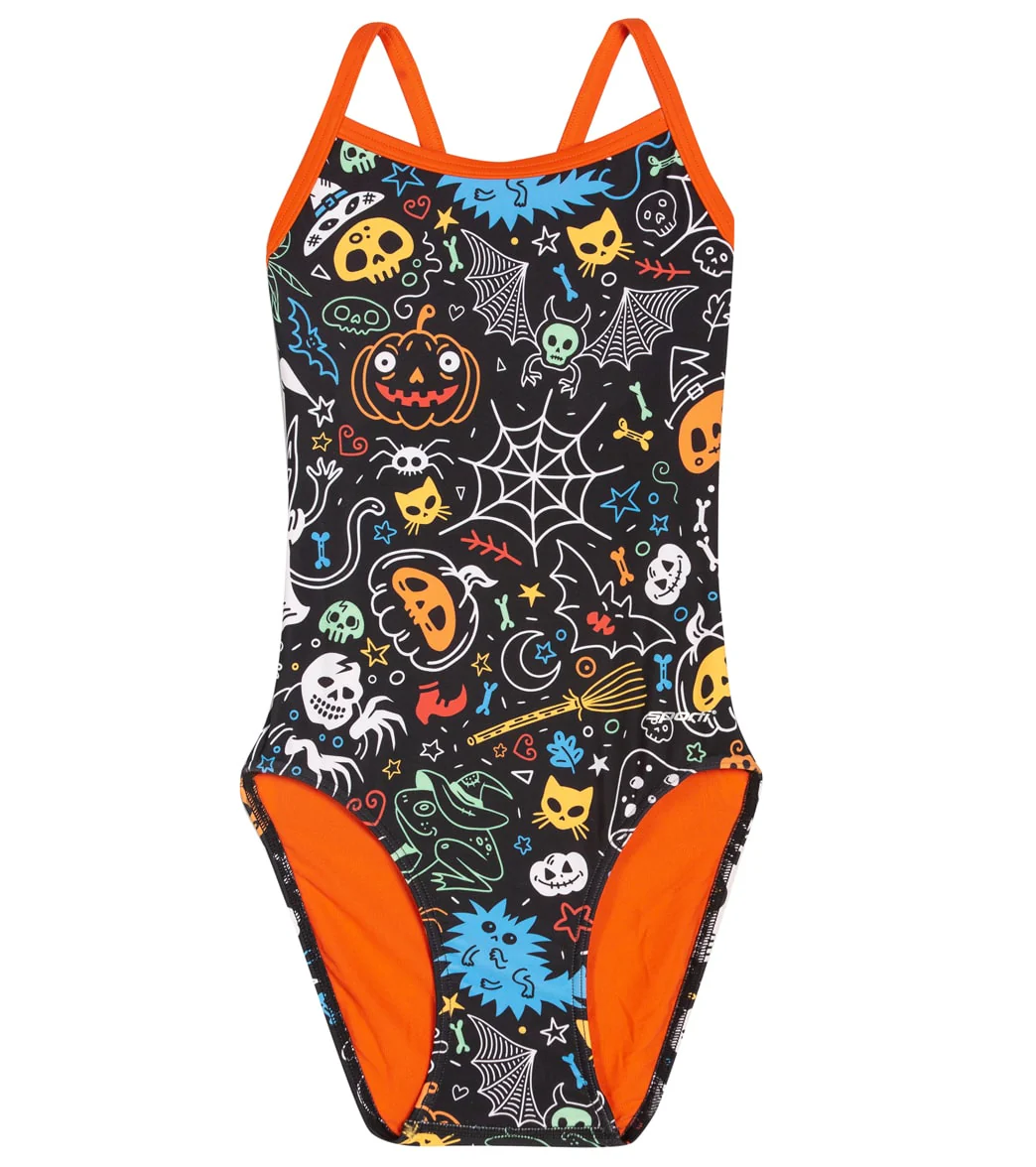 Sporti Halloween Party Thin Strap One Piece Swimsuit Youth (22-28) - Image 5