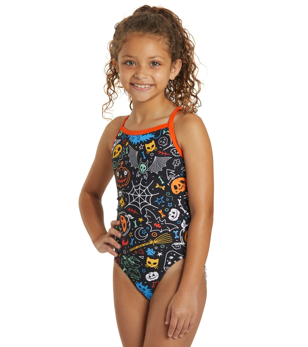 Sporti Halloween Party Thin Strap One Piece Swimsuit Youth (22-28) - Image 8