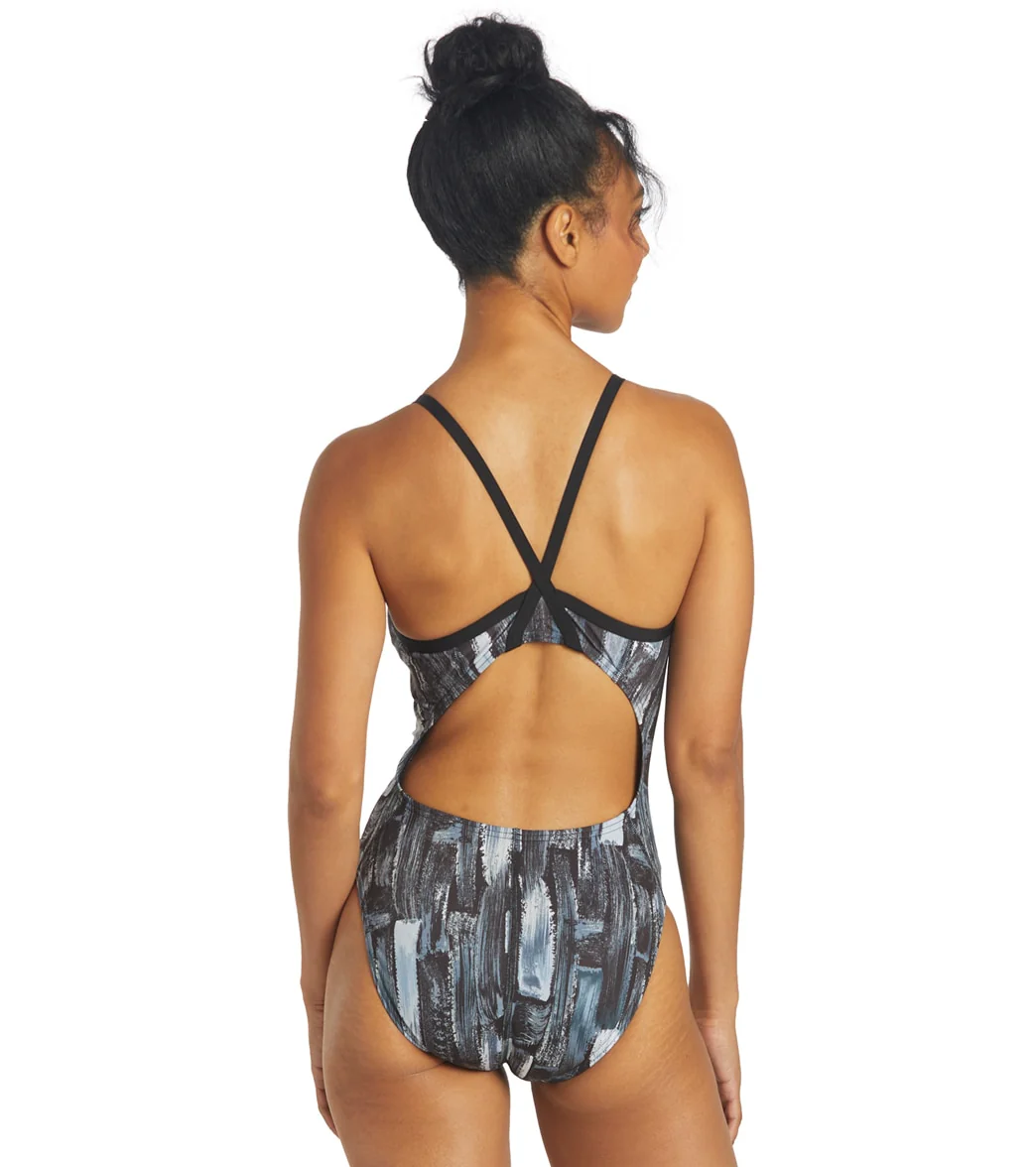 Sporti HydroLast Artsy Thin Strap One Piece Swimsuit (22-40) - Image 5