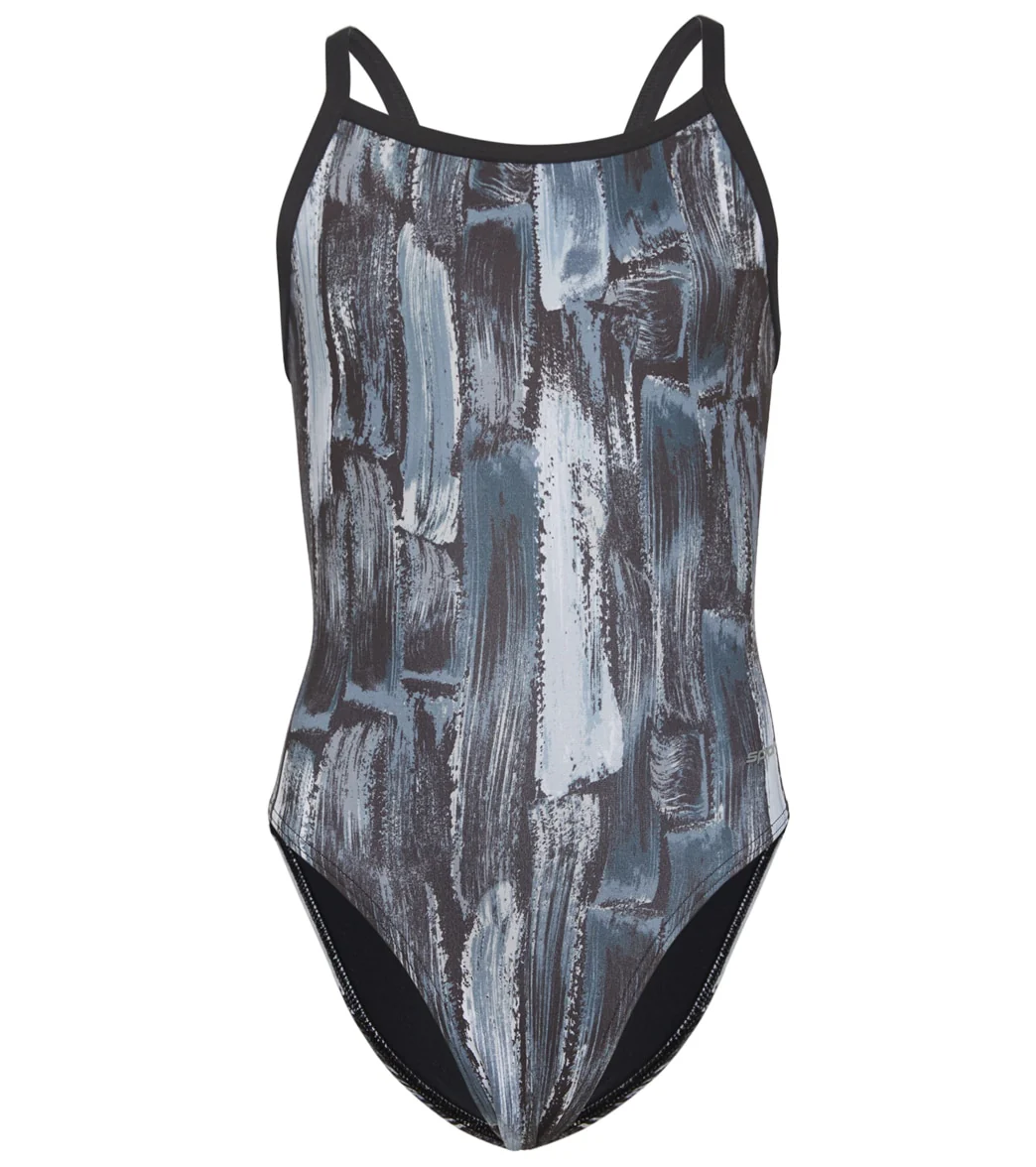 Sporti HydroLast Artsy Thin Strap One Piece Swimsuit Youth (22-28) - Image 8