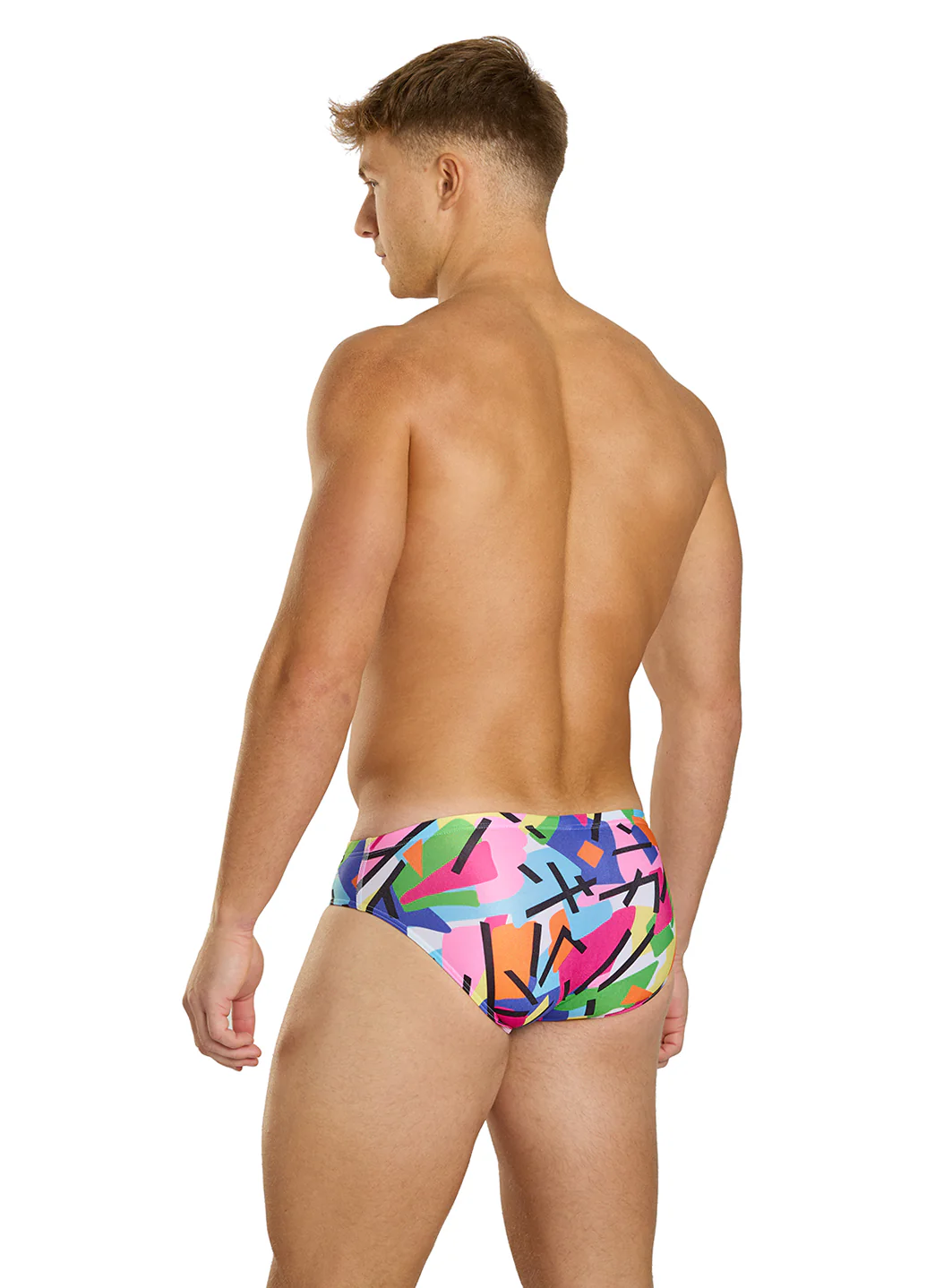 Sporti HydroLast Electric Pop Brief Swimsuit (26-40) - Image 4