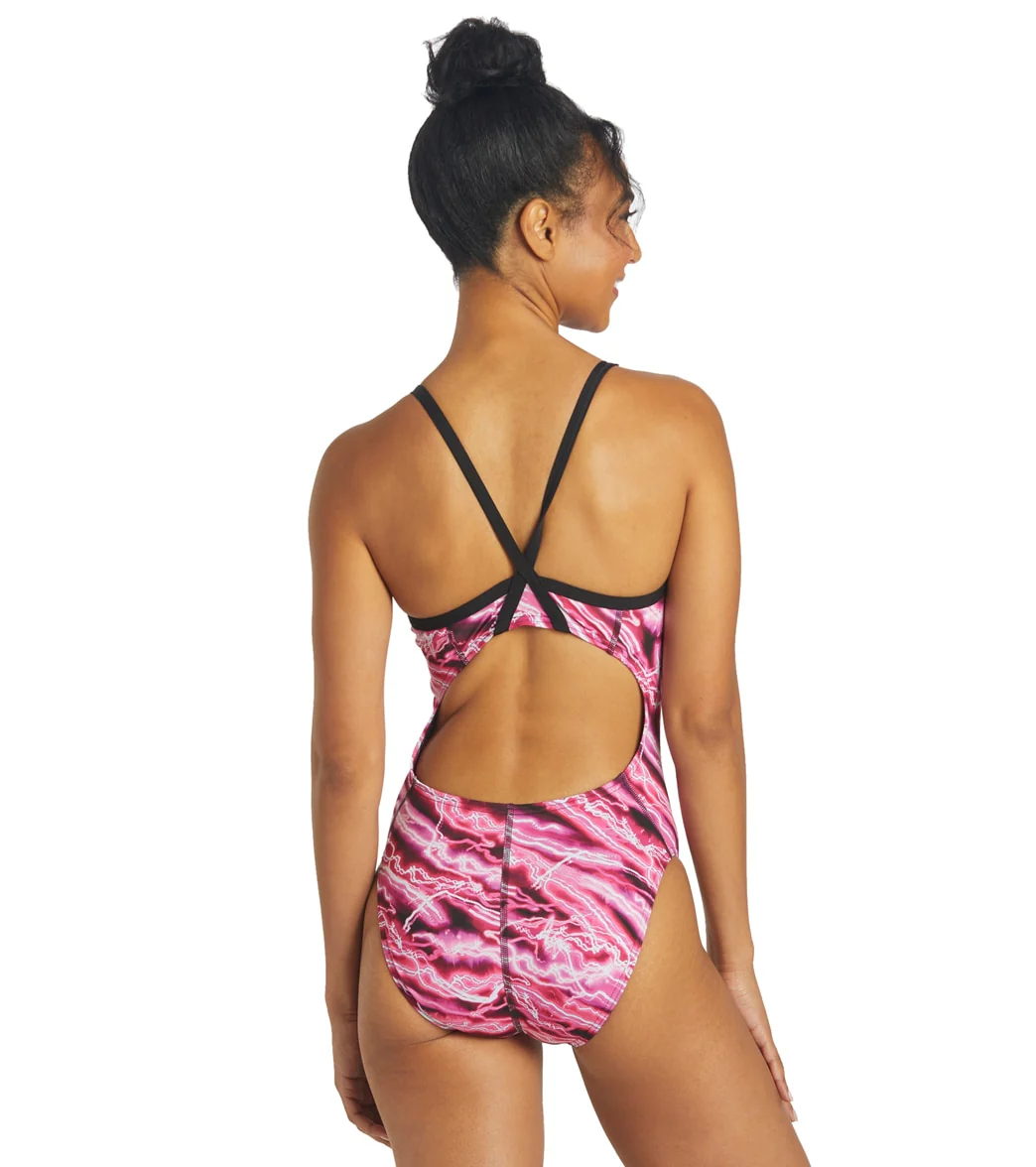 Sporti HydroLast Flash Thin Strap One Piece Swimsuit (26-40) - Image 47