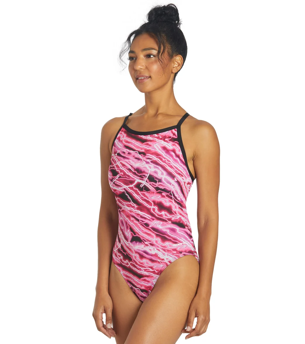 Sporti HydroLast Flash Thin Strap One Piece Swimsuit (26-40) - Image 48