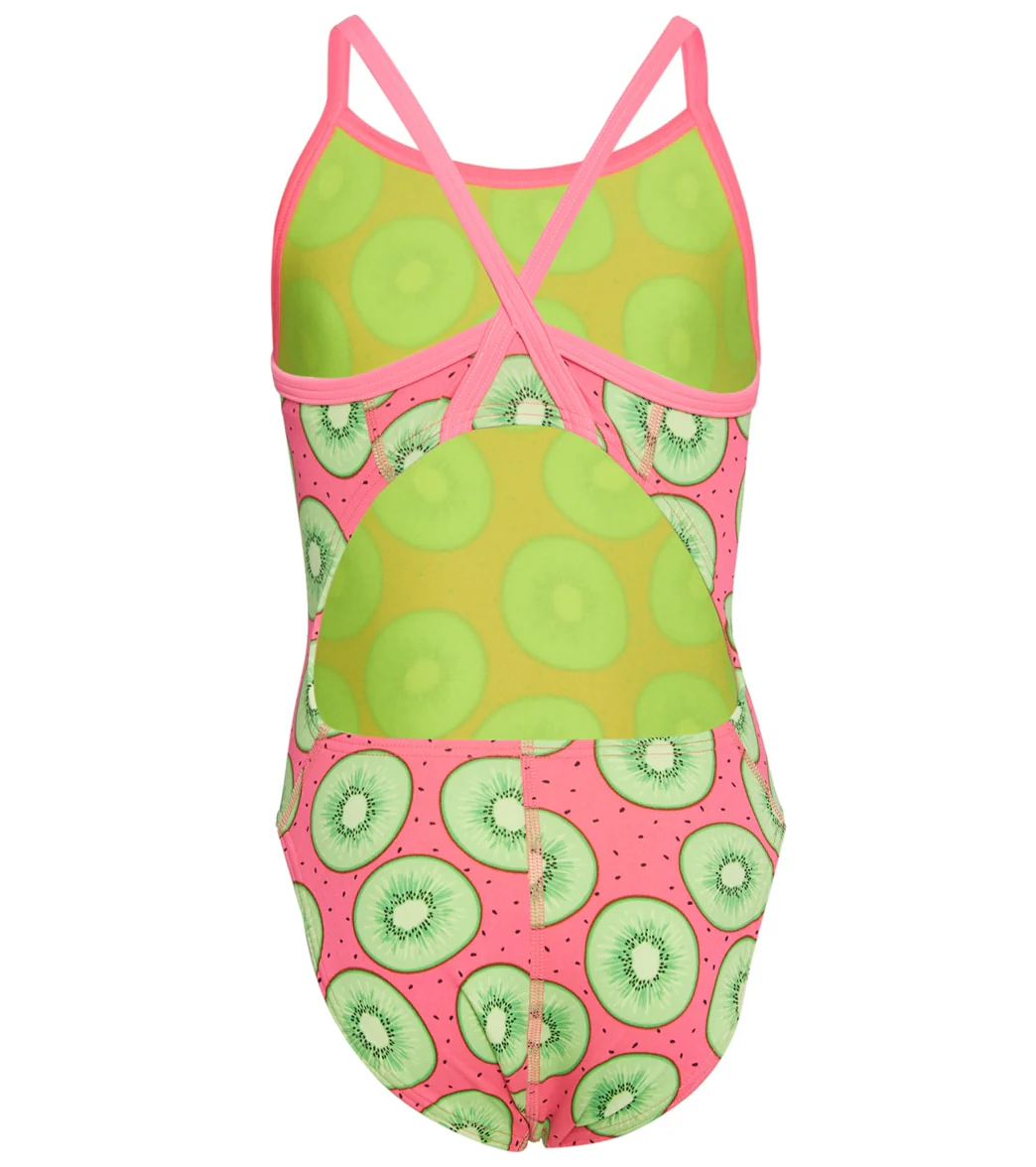 Sporti HydroLast Love Kiwi Thin Strap One Piece Swimsuit Youth (22-28) - Image 2