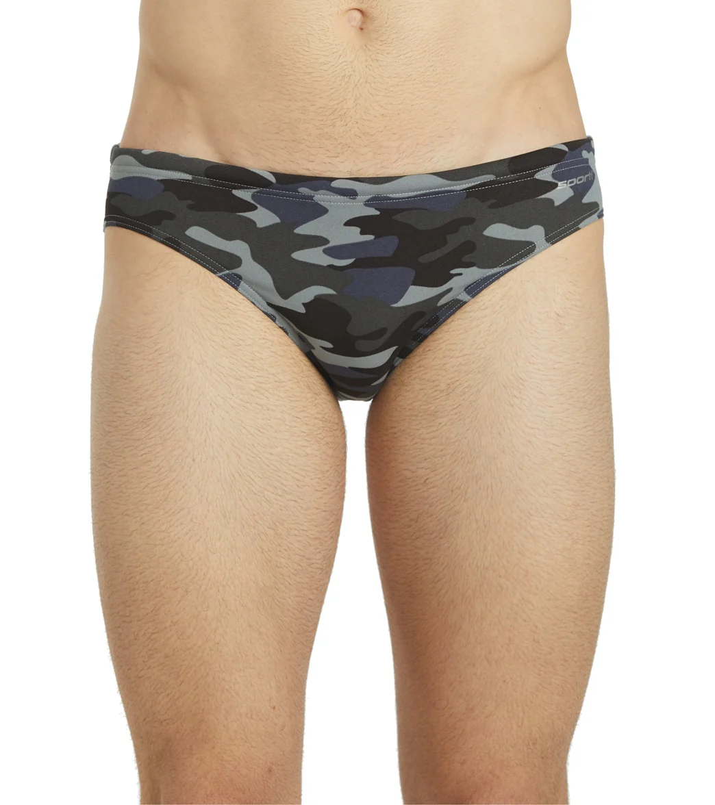 Sporti HydroLast Men's Camo Water Polo Brief - Image 6