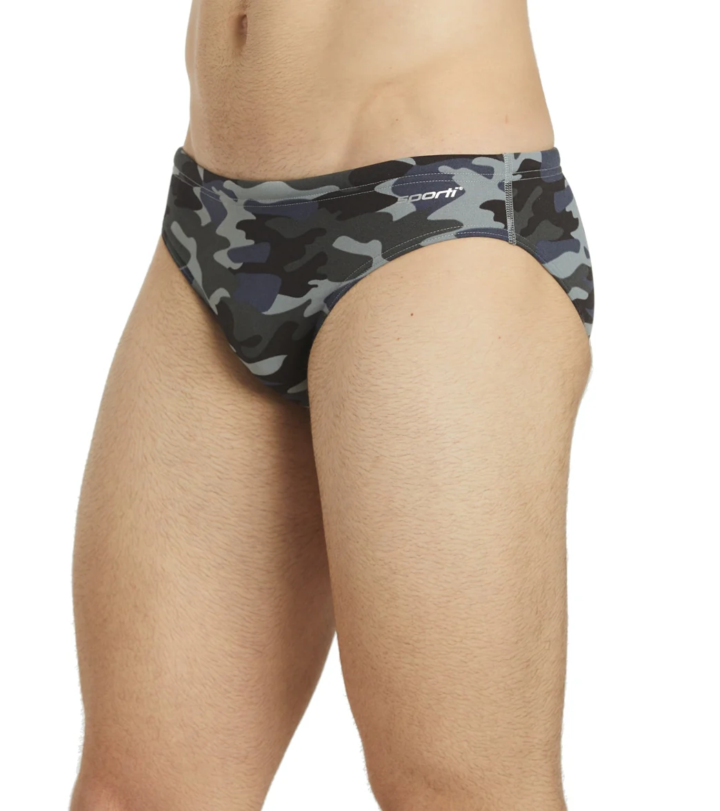Sporti HydroLast Men's Camo Water Polo Brief - Image 9