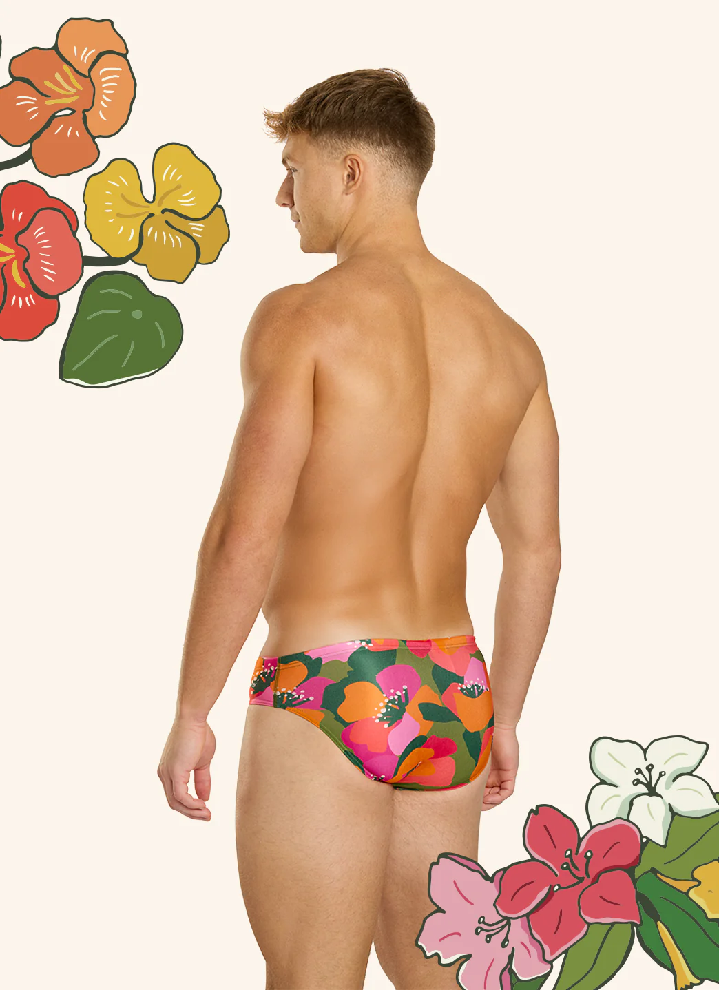 Sporti HydroLast Petal Pop Brief Swimsuit (26-40) - Image 4