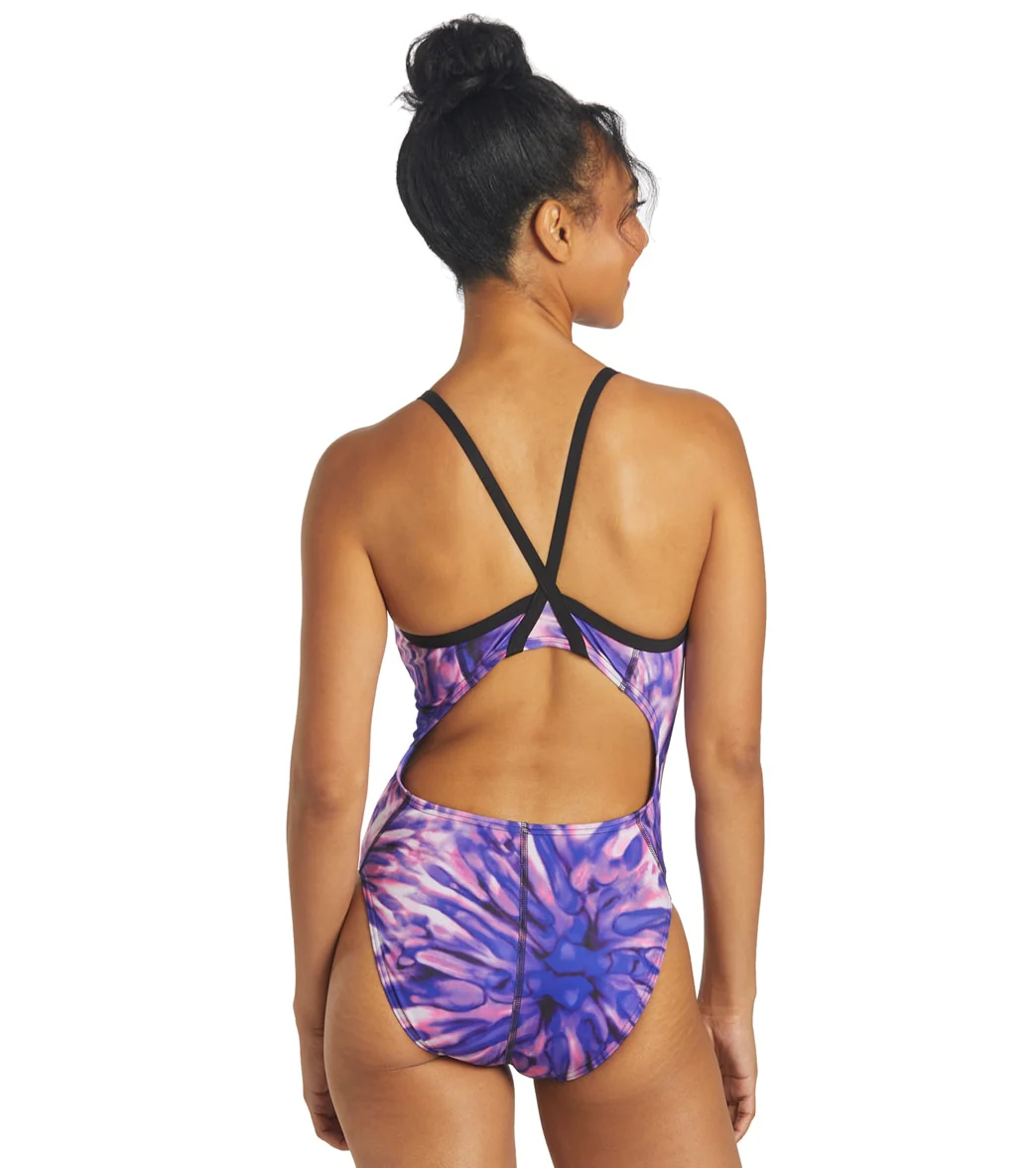 Sporti HydroLast Spacey Thin Strap One Piece Swimsuit (22-40) - Image 25