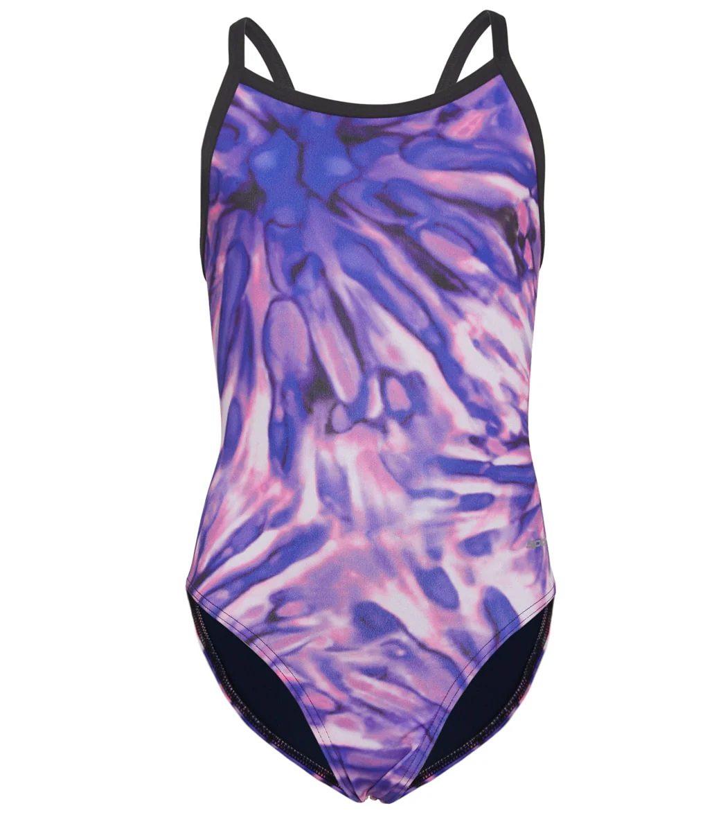 Sporti HydroLast Spacey Thin Strap One Piece Swimsuit Youth (22-28)