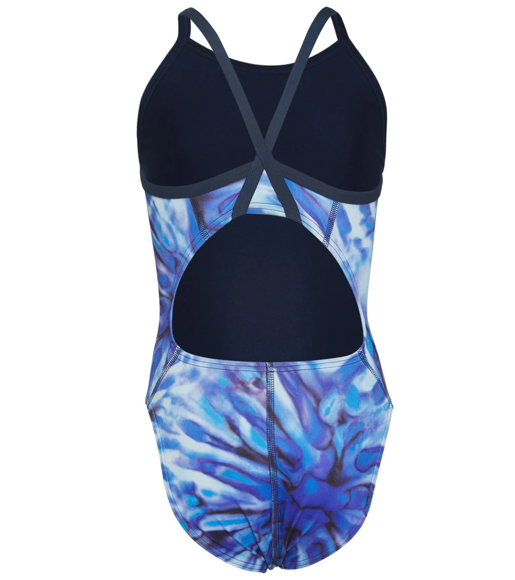 Sporti HydroLast Spacey Thin Strap One Piece Swimsuit Youth (22-28) - Image 16