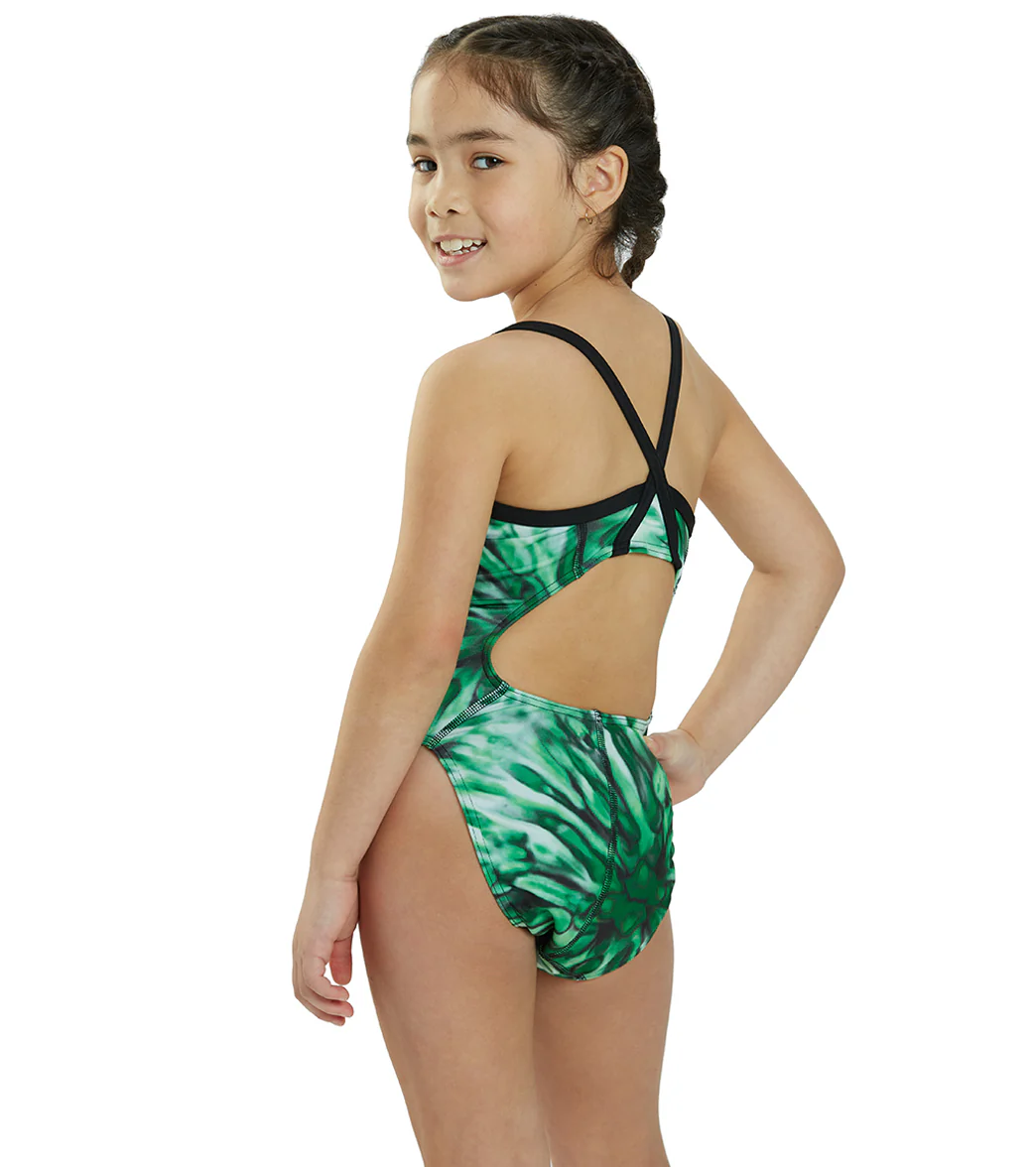 Sporti HydroLast Spacey Thin Strap One Piece Swimsuit Youth (22-28) - Image 22