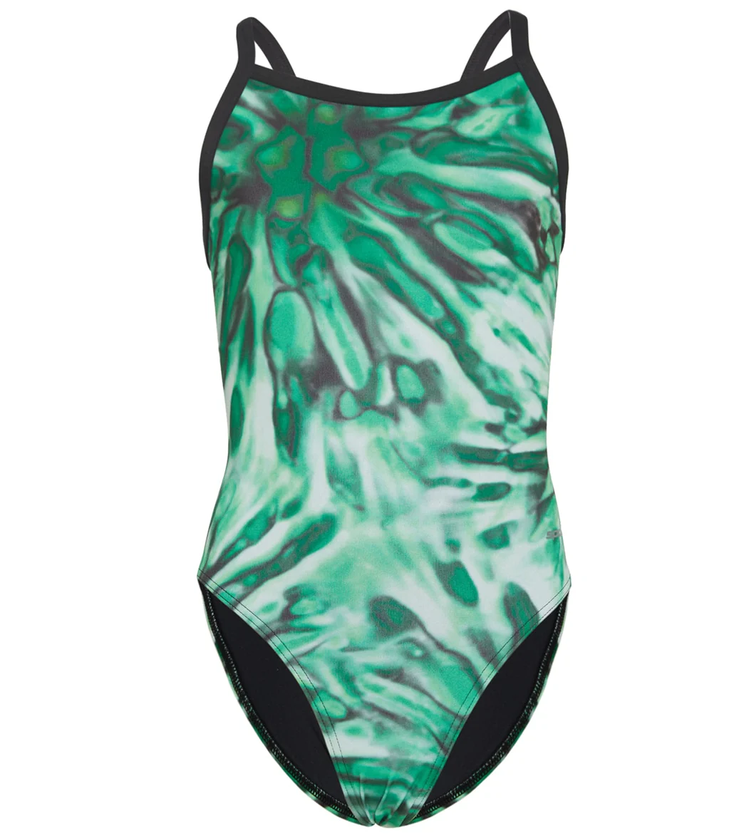 Sporti HydroLast Spacey Thin Strap One Piece Swimsuit Youth (22-28) - Image 23