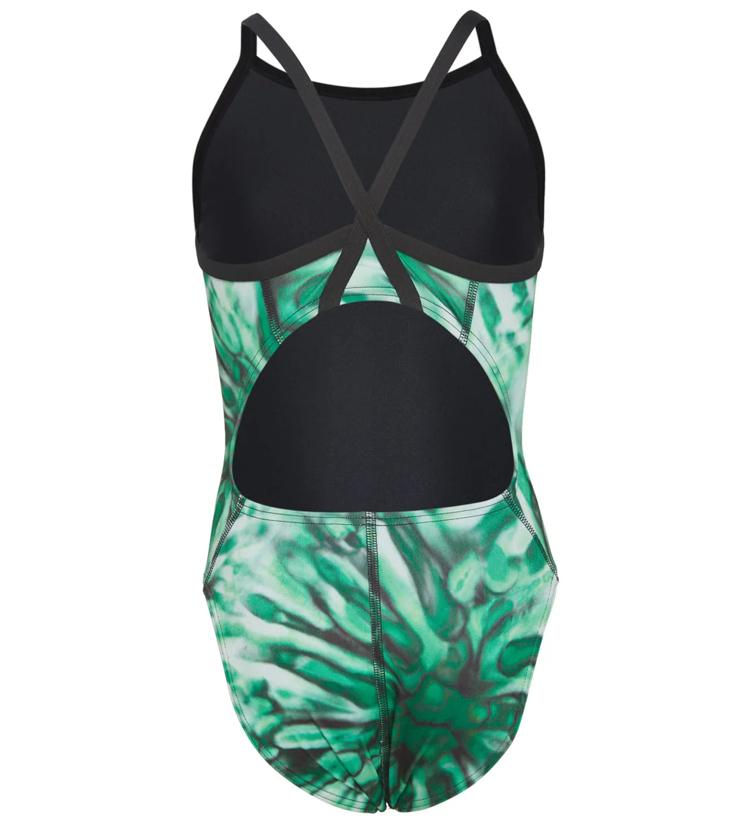Sporti HydroLast Spacey Thin Strap One Piece Swimsuit Youth (22-28) - Image 24