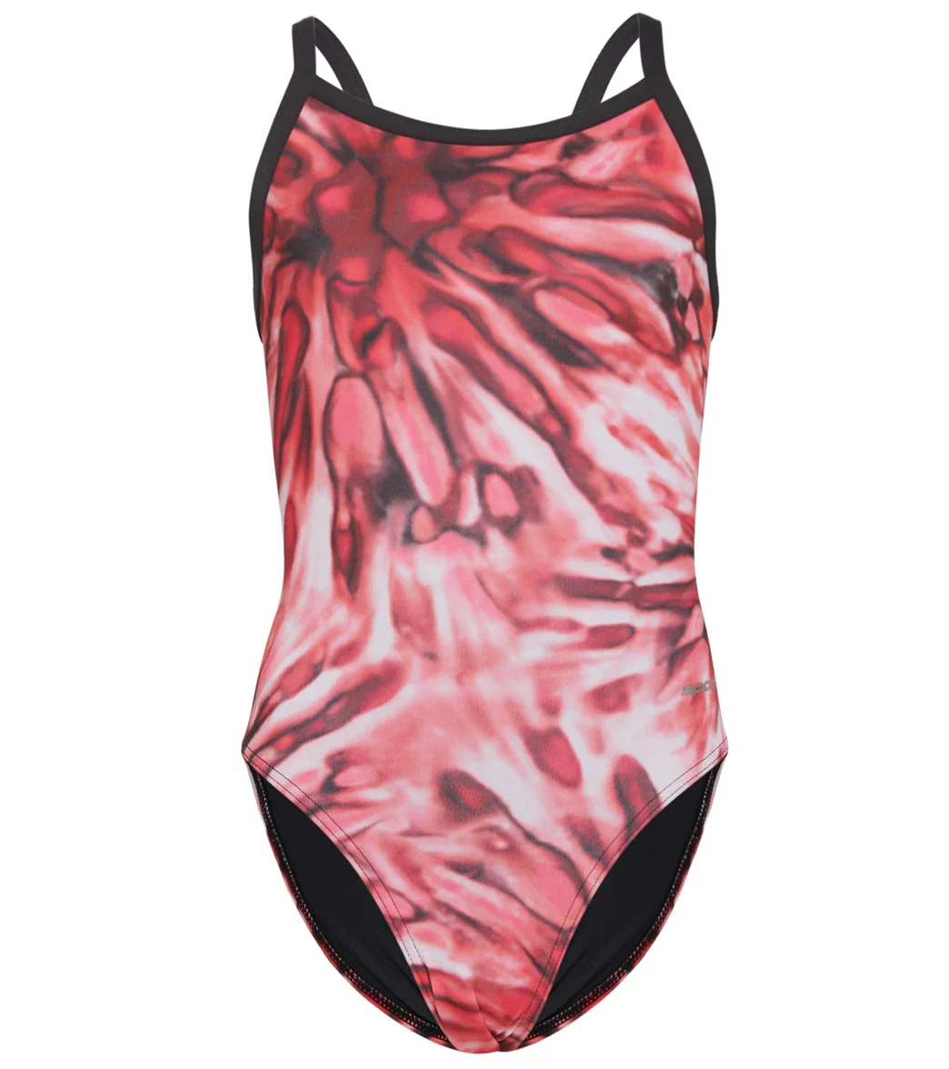 Sporti HydroLast Spacey Thin Strap One Piece Swimsuit Youth (22-28) - Image 7