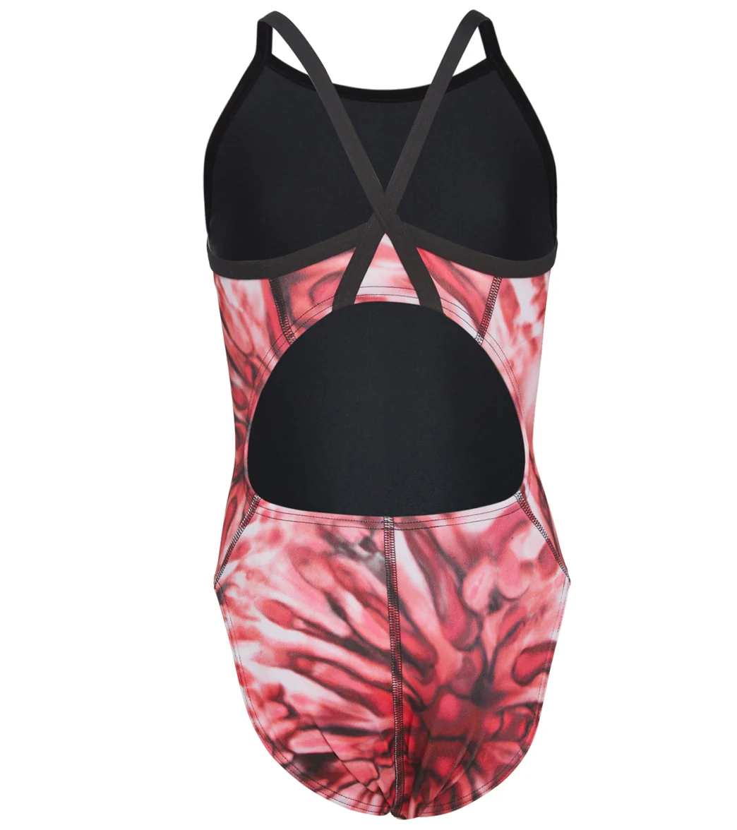Sporti HydroLast Spacey Thin Strap One Piece Swimsuit Youth (22-28) - Image 8