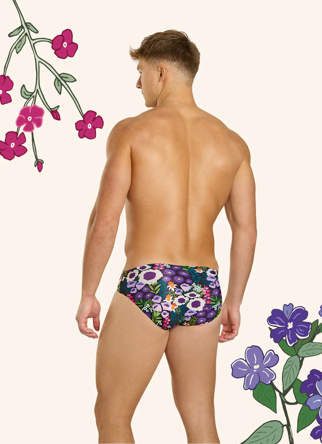 Sporti HydroLast Spring Meadow Brief Swimsuit (26-40) - Image 4