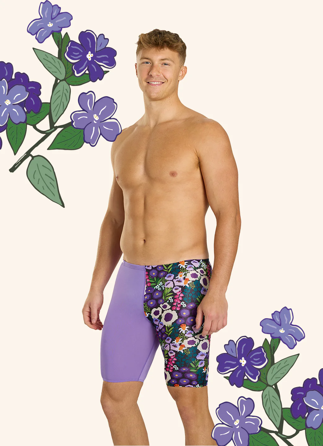 Sporti HydroLast Spring Meadow Jammer Swimsuit (22-40) - Image 4