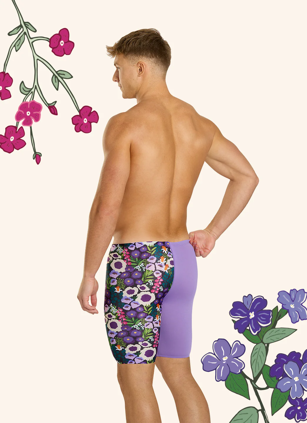 Sporti HydroLast Spring Meadow Jammer Swimsuit (22-40) - Image 5