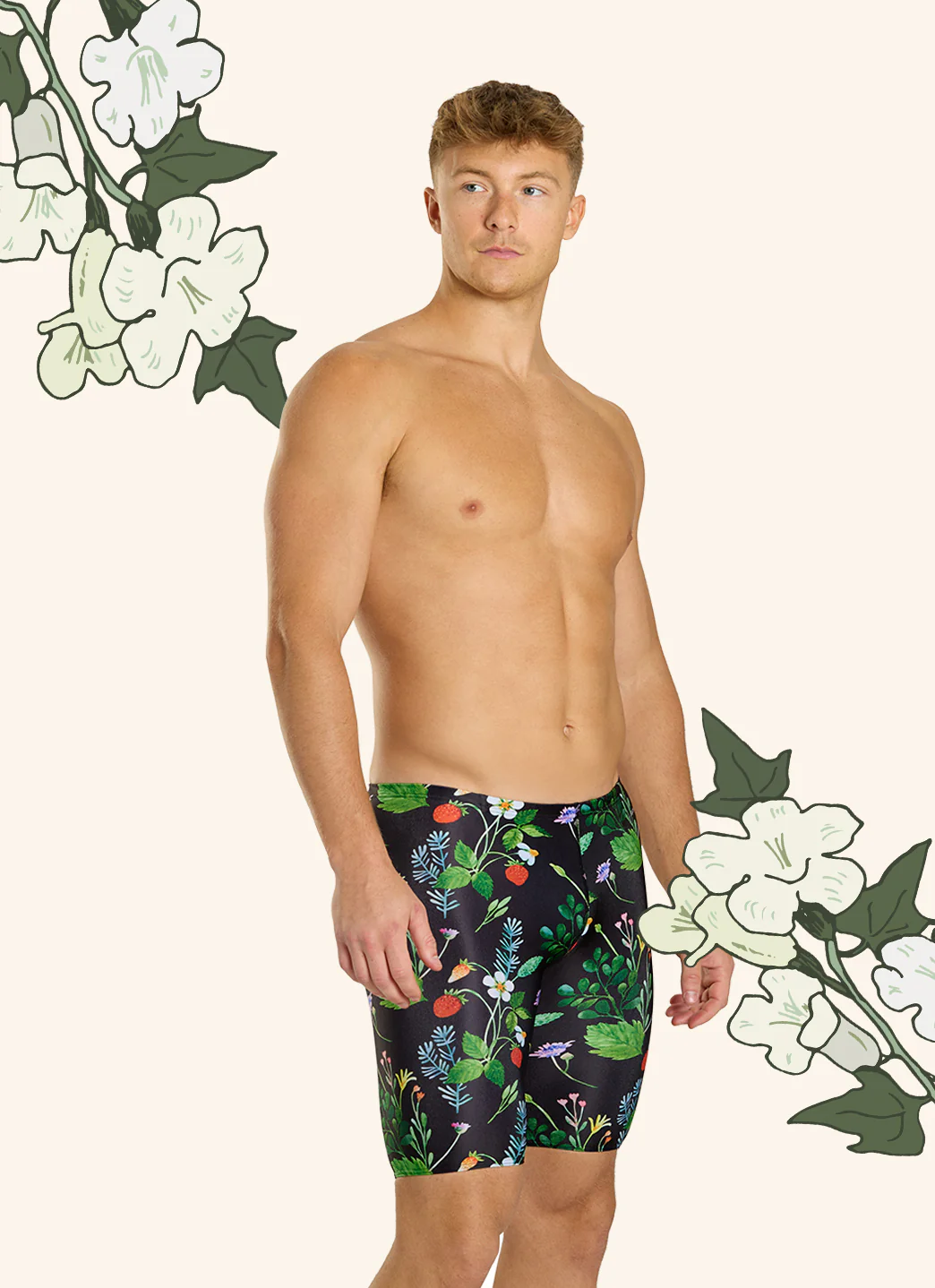 Sporti HydroLast Strawberry Fields Jammer Swimsuit (22-40) - Image 4
