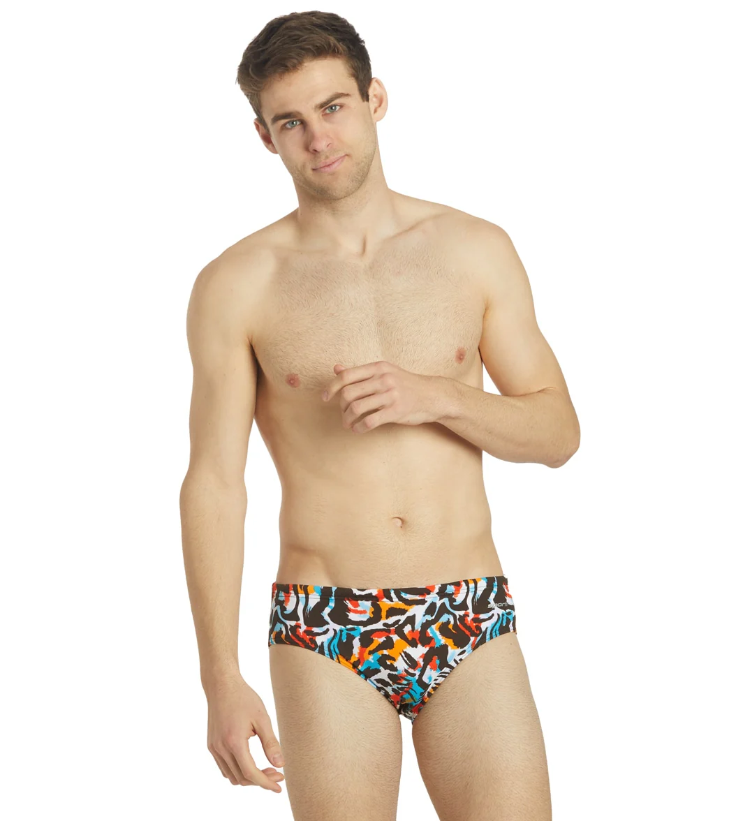 Sporti HydroLast Tiger Mingle Brief Swimsuit - Image 2
