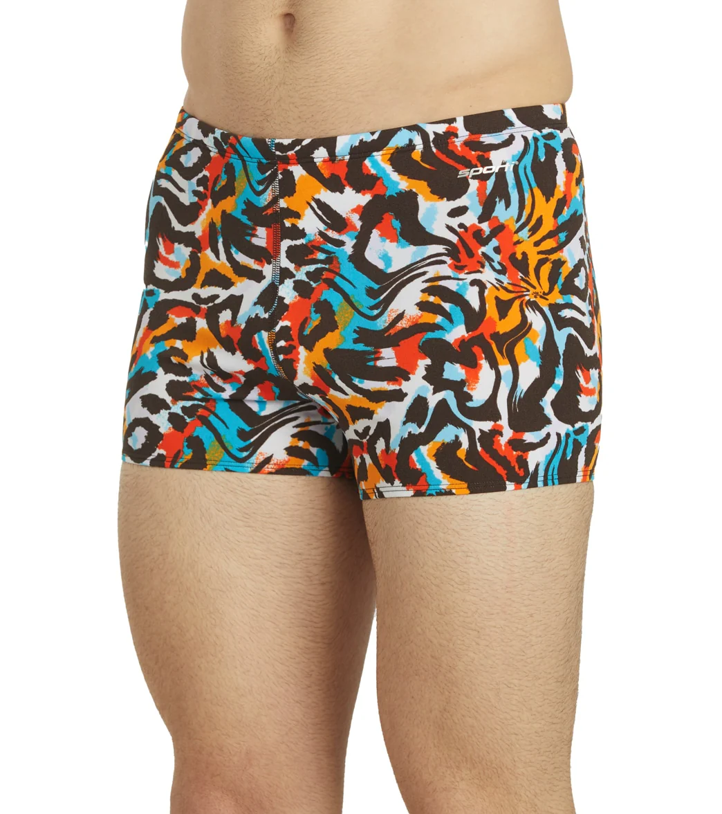 Sporti HydroLast Tiger Mingle Square Leg Swimsuit - Image 6