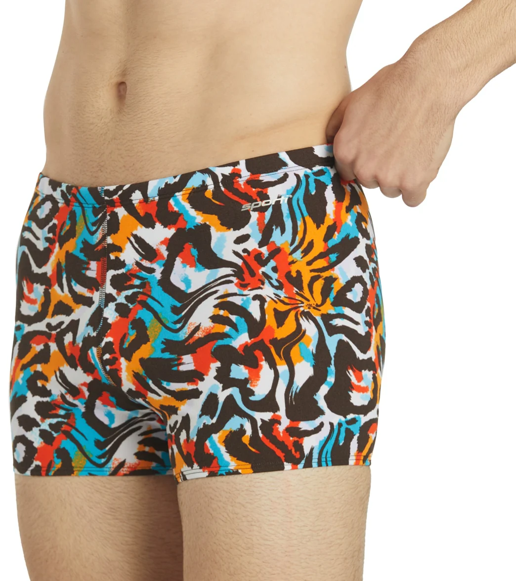 Sporti HydroLast Tiger Mingle Square Leg Swimsuit - Image 9