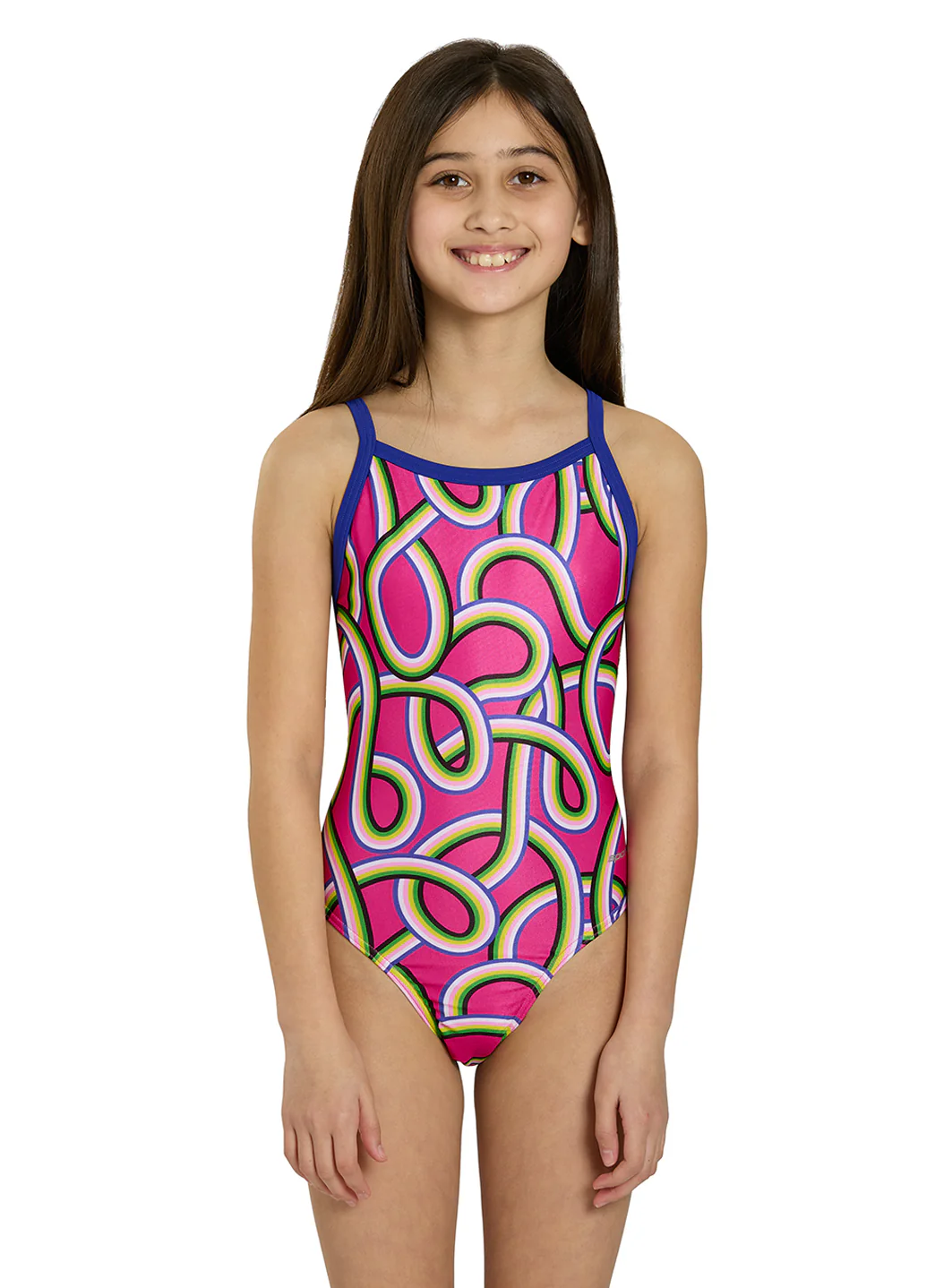 Sporti HydroLast Ultra Glow Thin Strap One Piece Swimsuit Youth (22-28) - Image 7