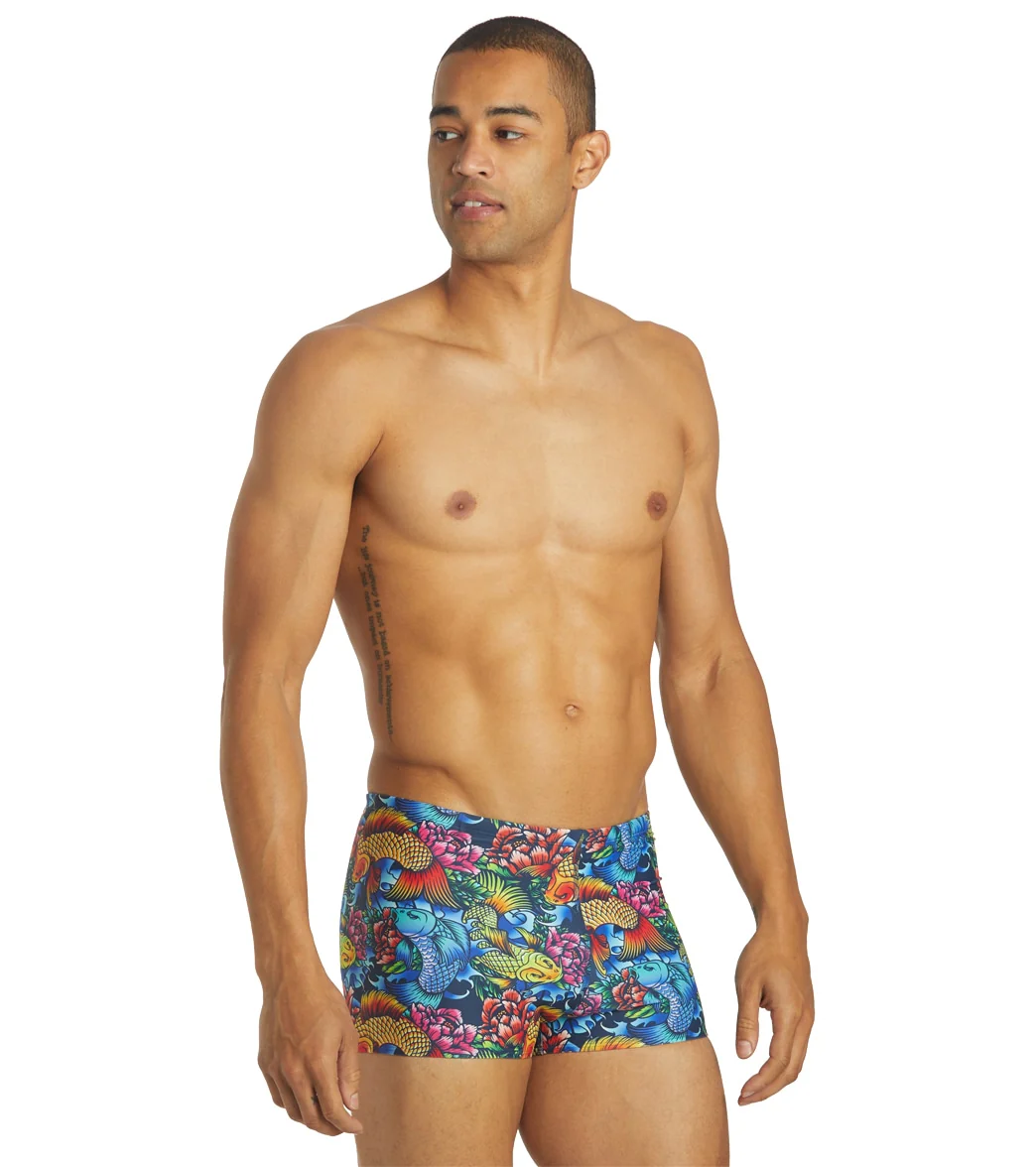 Sporti Irezumi Koi Square Leg Swimsuit - Image 4