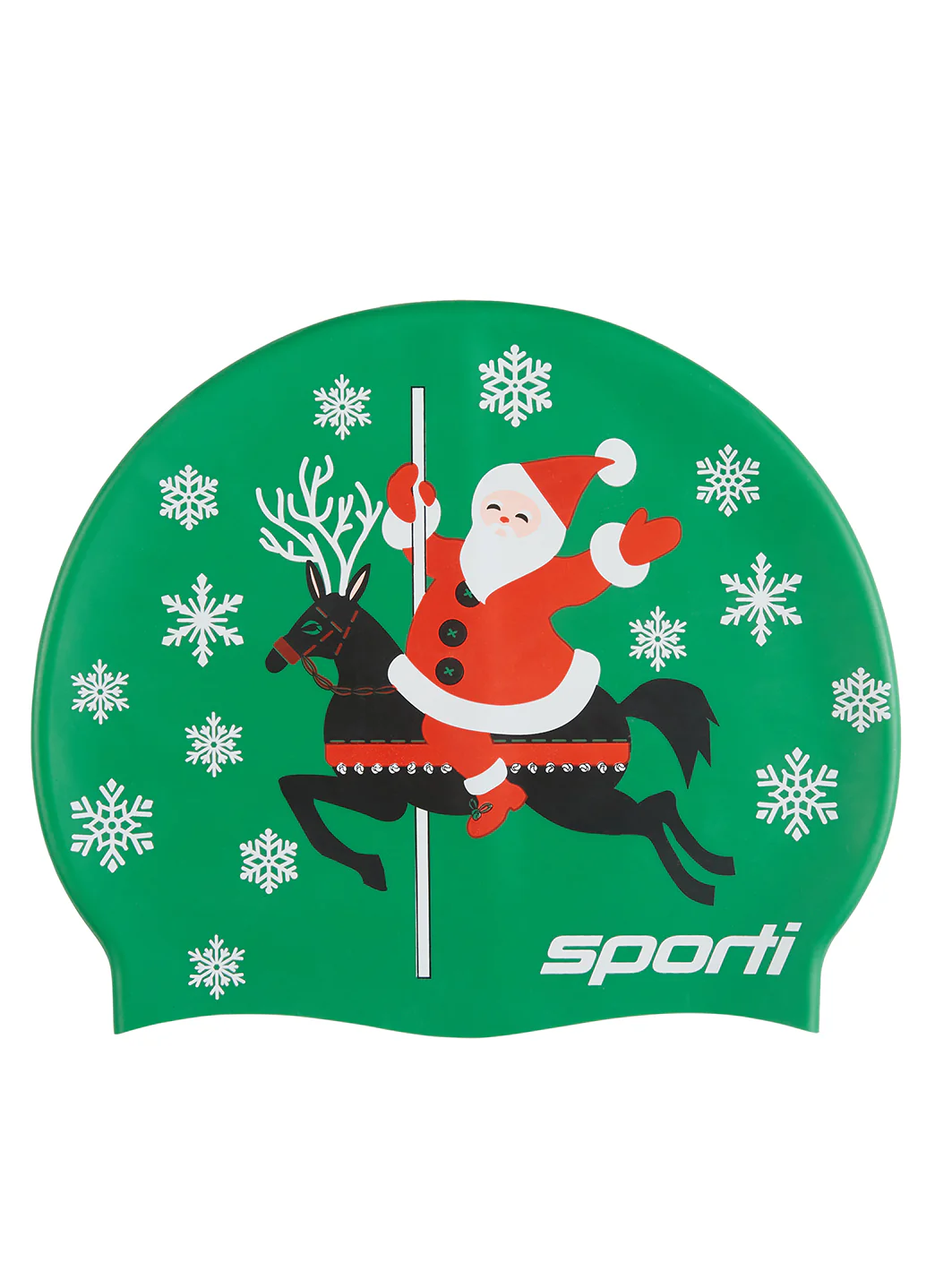 Sporti Jolly Go Round Silicone Swim Cap - Image 2