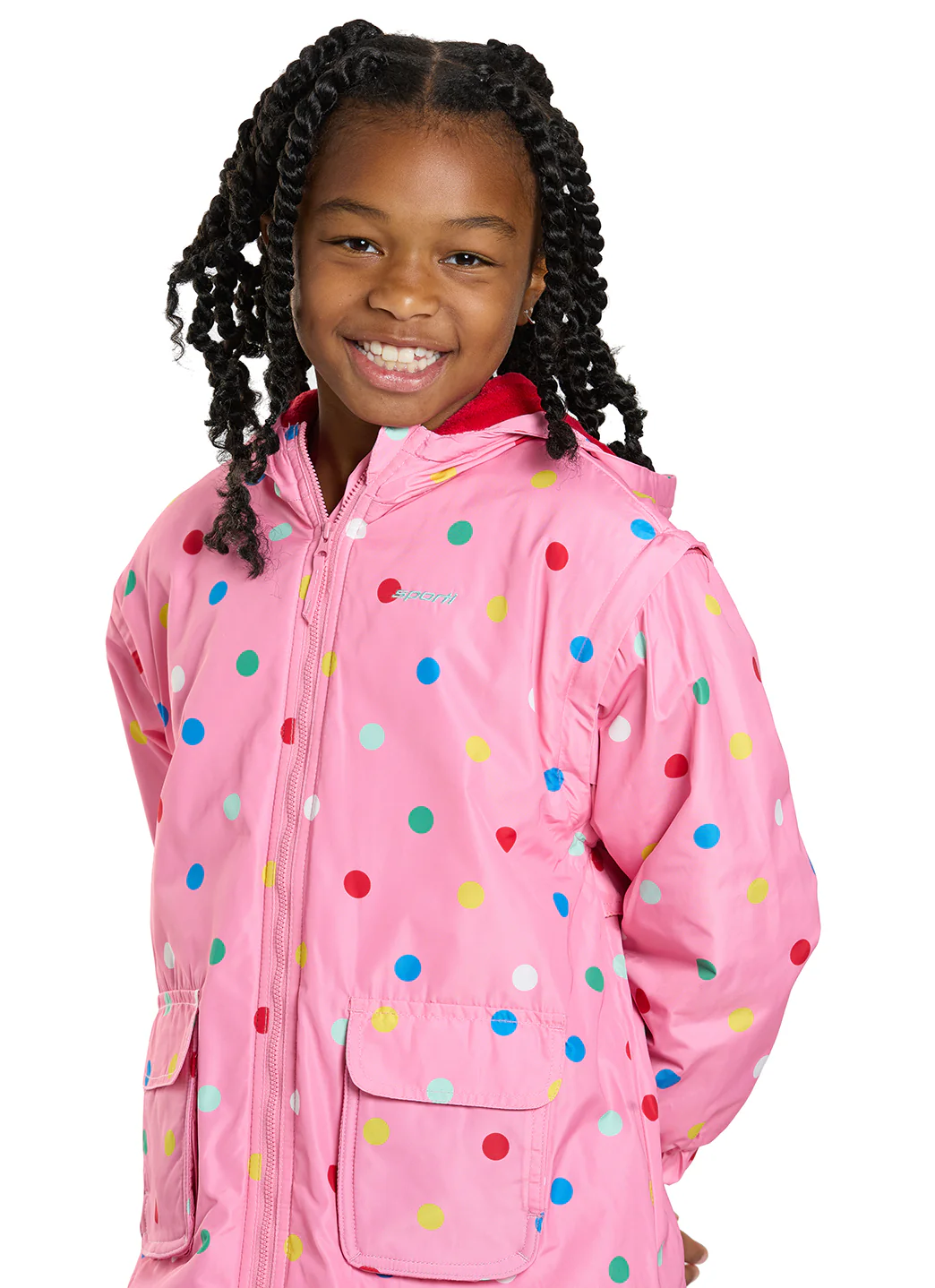 Sporti Kid's Confetti Dots Swim Parka - Image 7